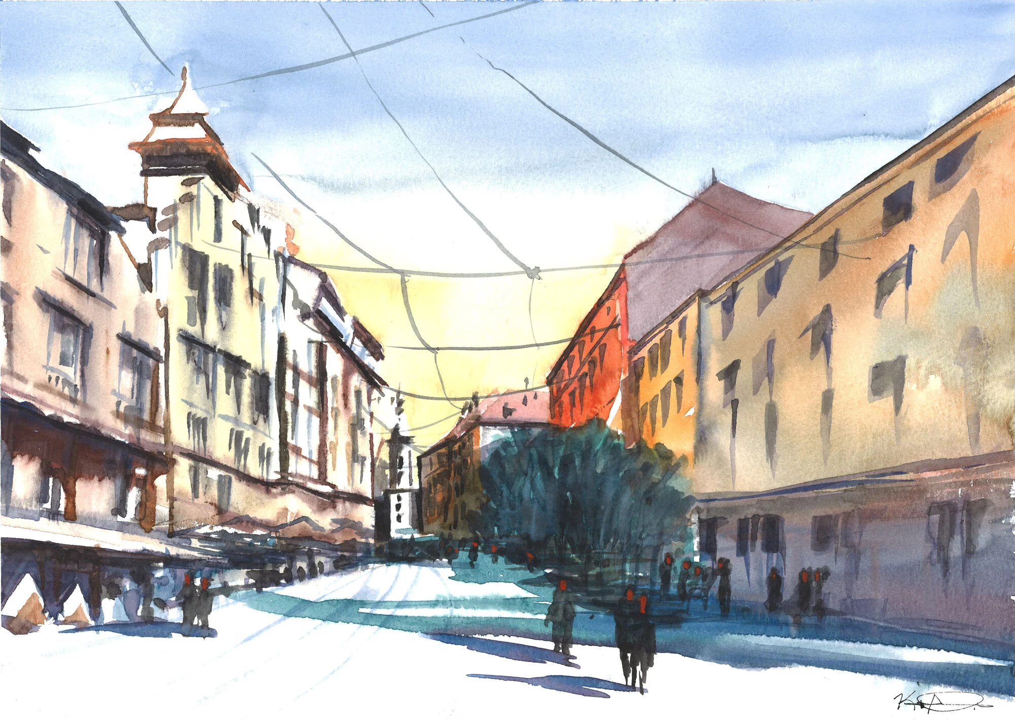 19022 T Graz Street Scene Light and Shadow Study.jpg