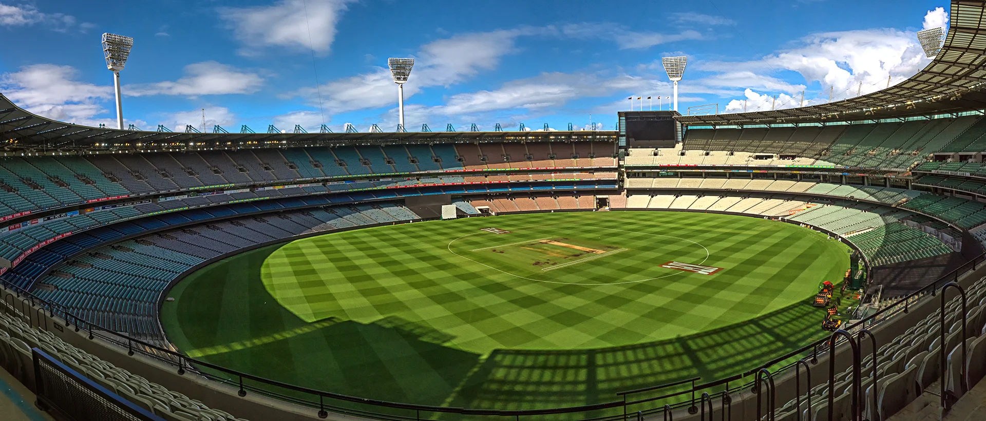 Panoramic view of the MCG, by Tony Harding