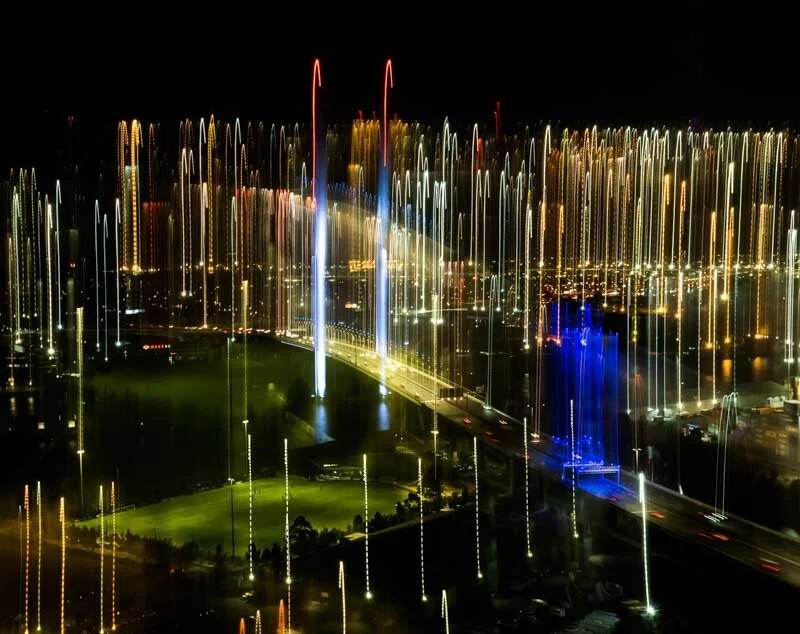 PRINT B Grade Open - Hightly Commended - Maloney Andrea, lights over the bolte bridge