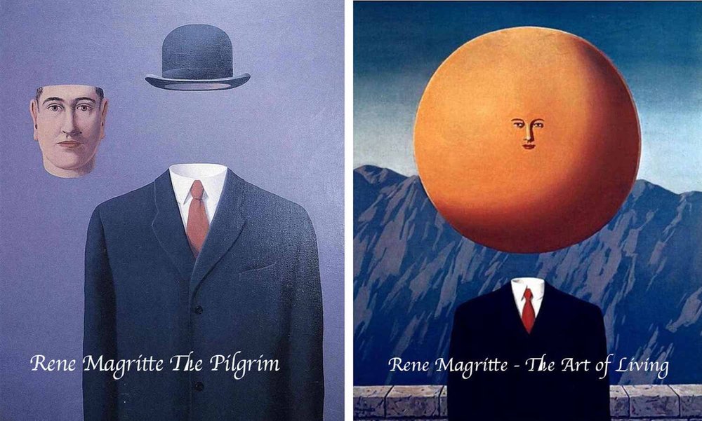 ORIGINAL The Pilgrim and The Art of Living by Rene Magritte