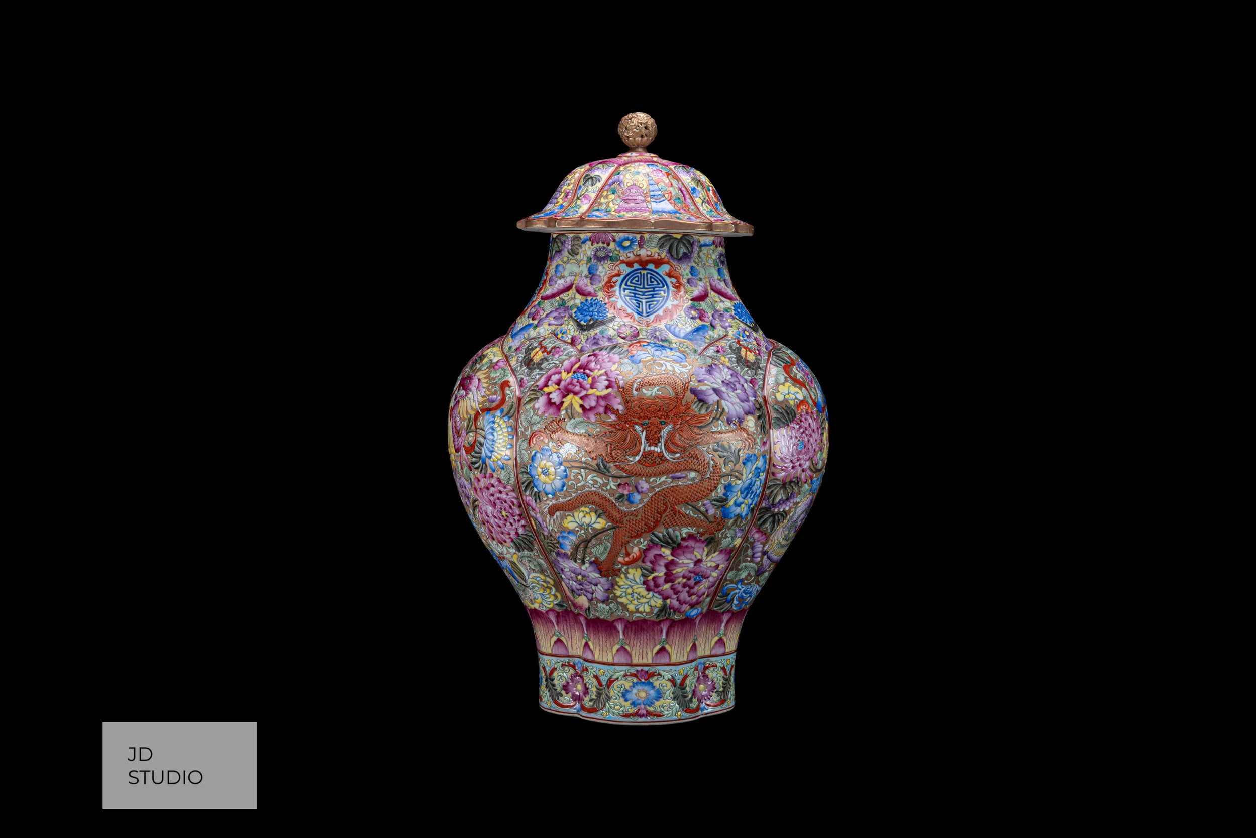 JD Studio 產品攝影作品：瓷器花瓶