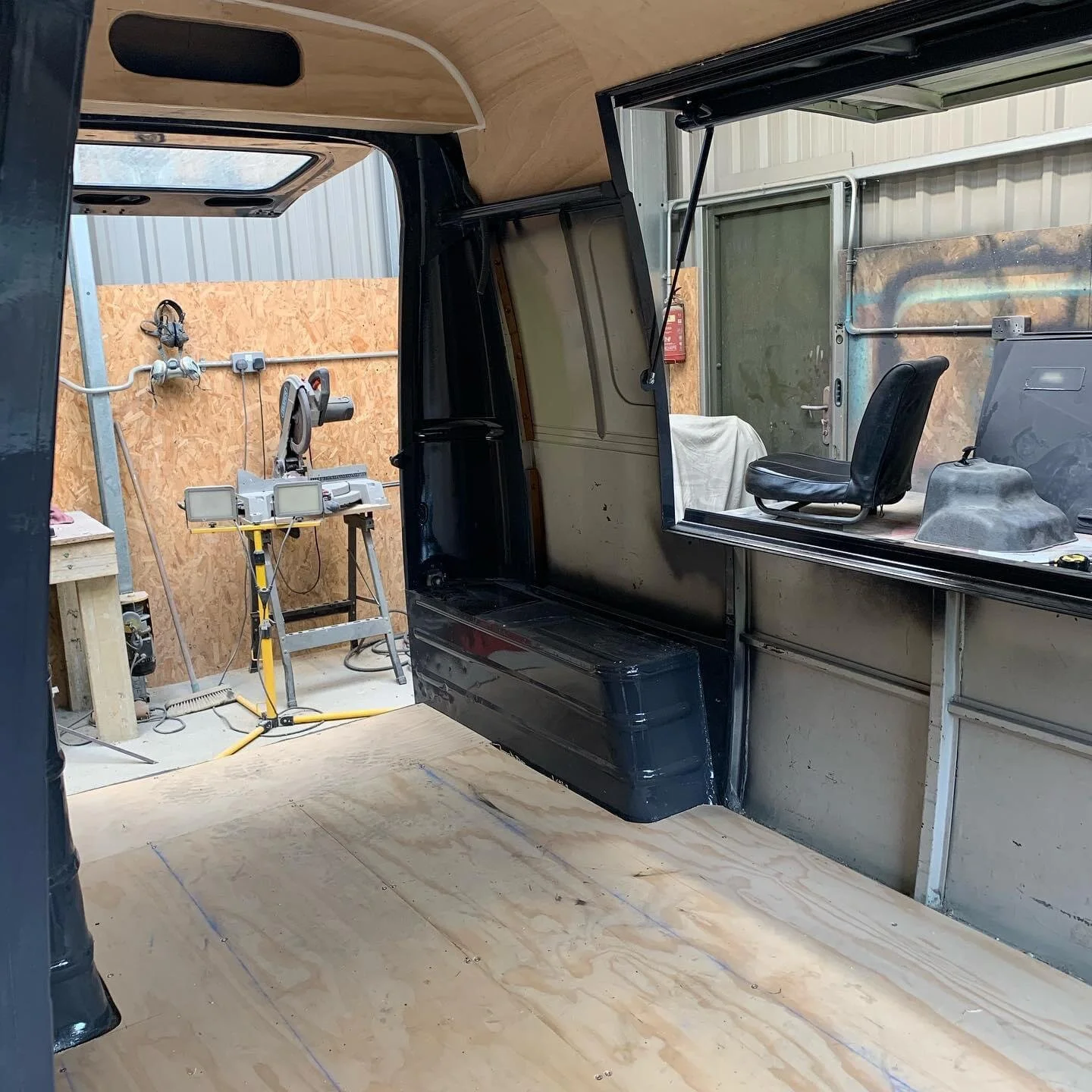 Work starts on the inside