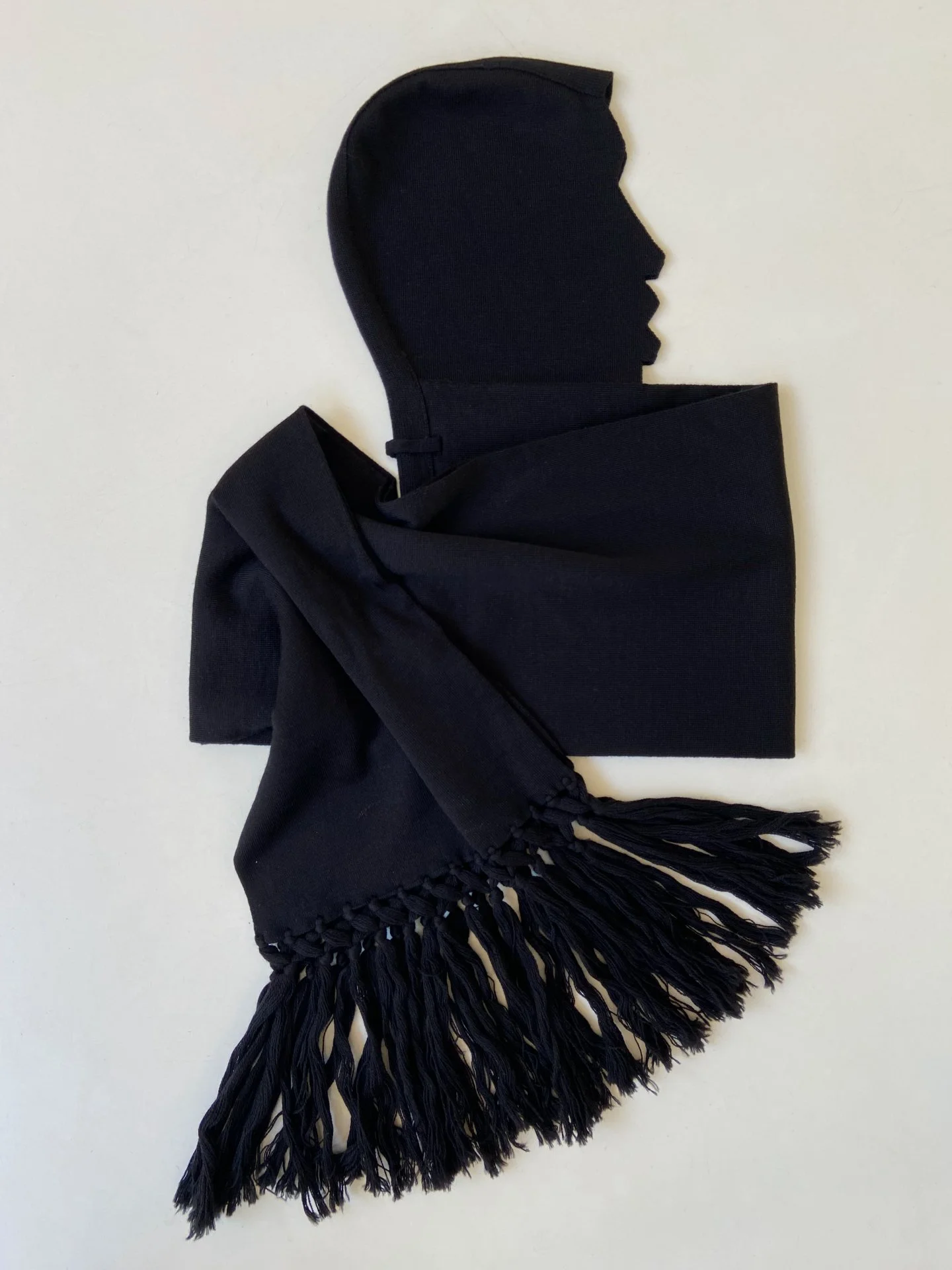 J.P Gaultier profile hooded knit scarf — Bonsergent Studio