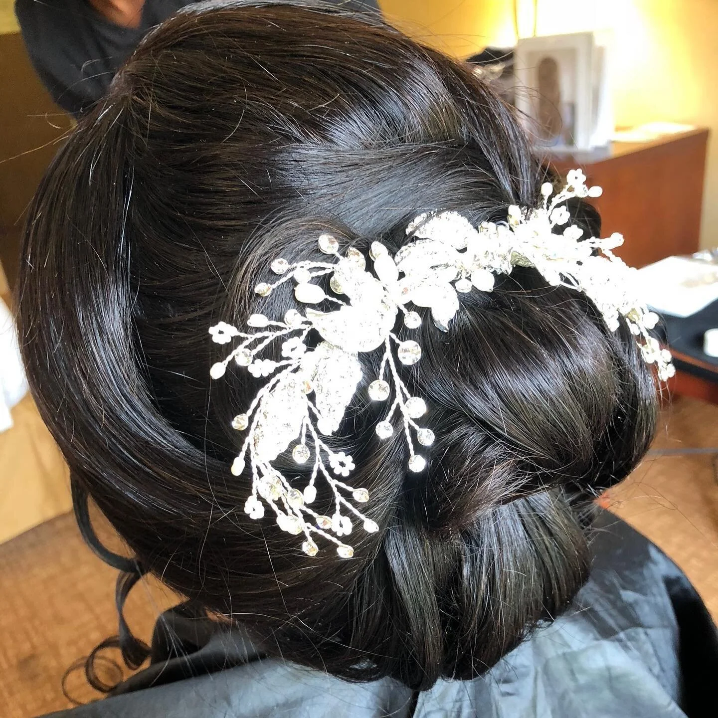 Through simplicity comes great Beauty, it remains a Mystery...... 
&bull;
#brides#hair#bridalhair#hairandmakeup#weddings#wedding#bride#brideoftheday#bridesofinstagram#weddingstylist#dmvhair#dcweddings#elegantbride#blackbrides#updo#curls#destinationwe