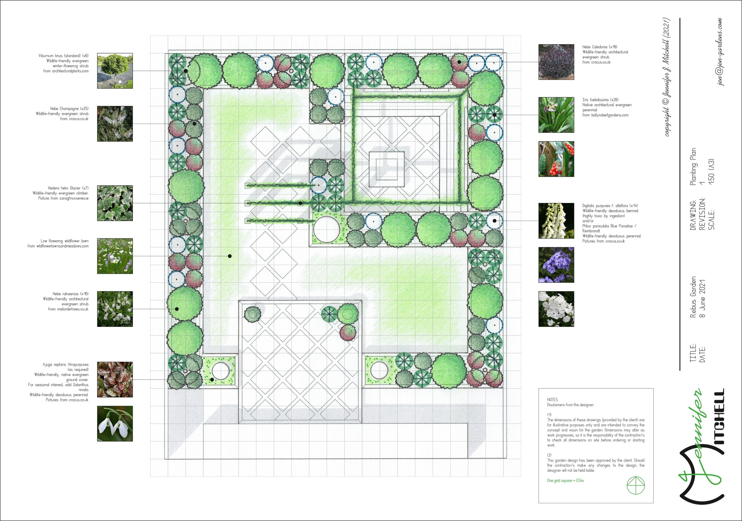 Rebus Garden Jennifer Mitchell Garden Design