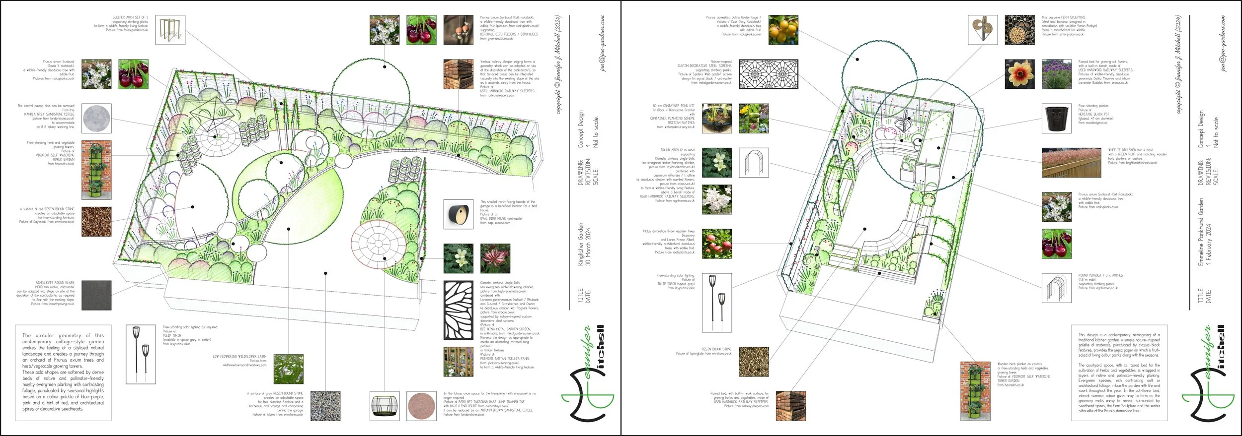 Biodiverse Garden e-Designs by Jennifer Mitchell