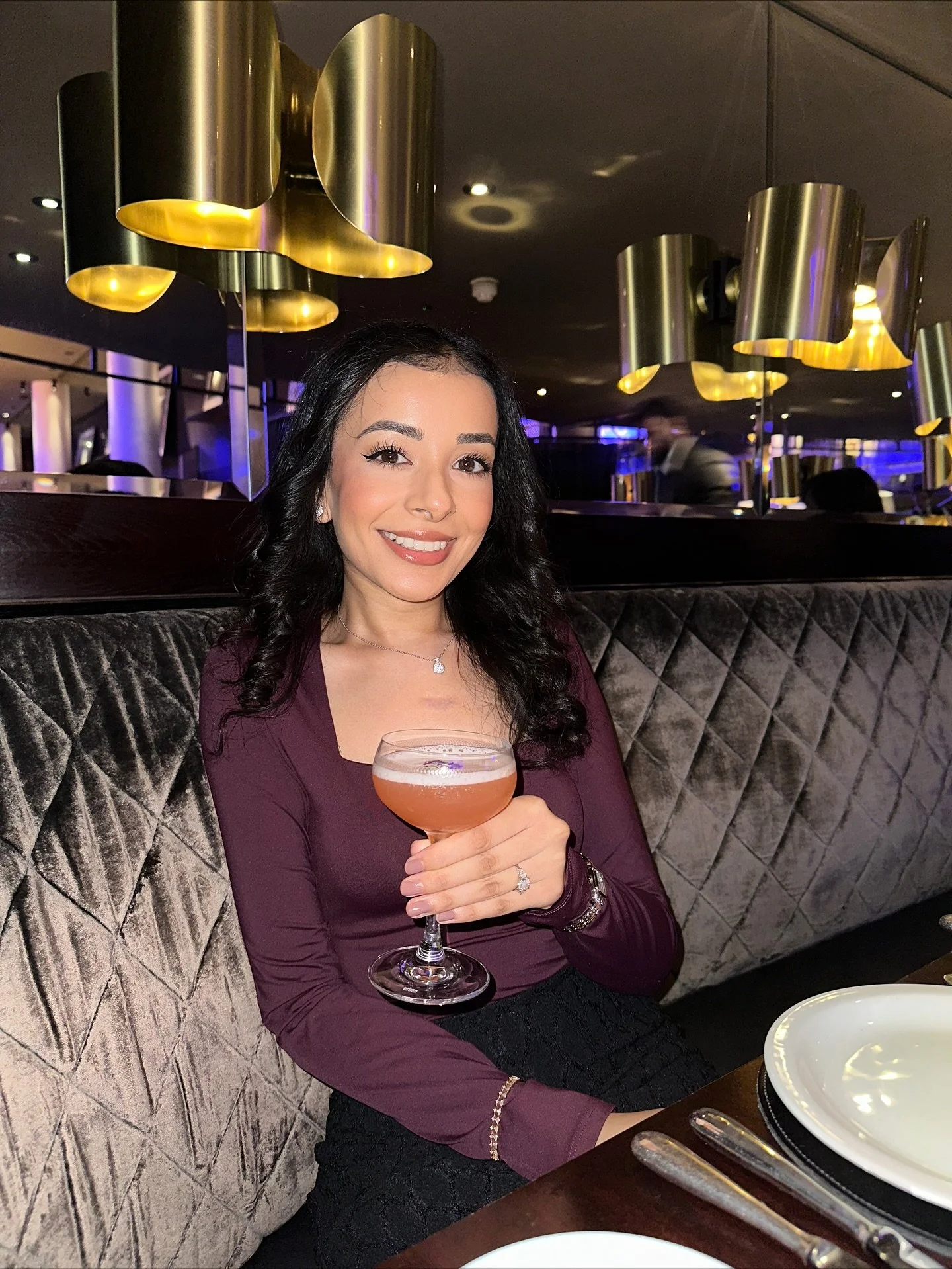 Date night in the city 🍸 

#quaglinos #datenight #londonthingstodo #autumnfits
