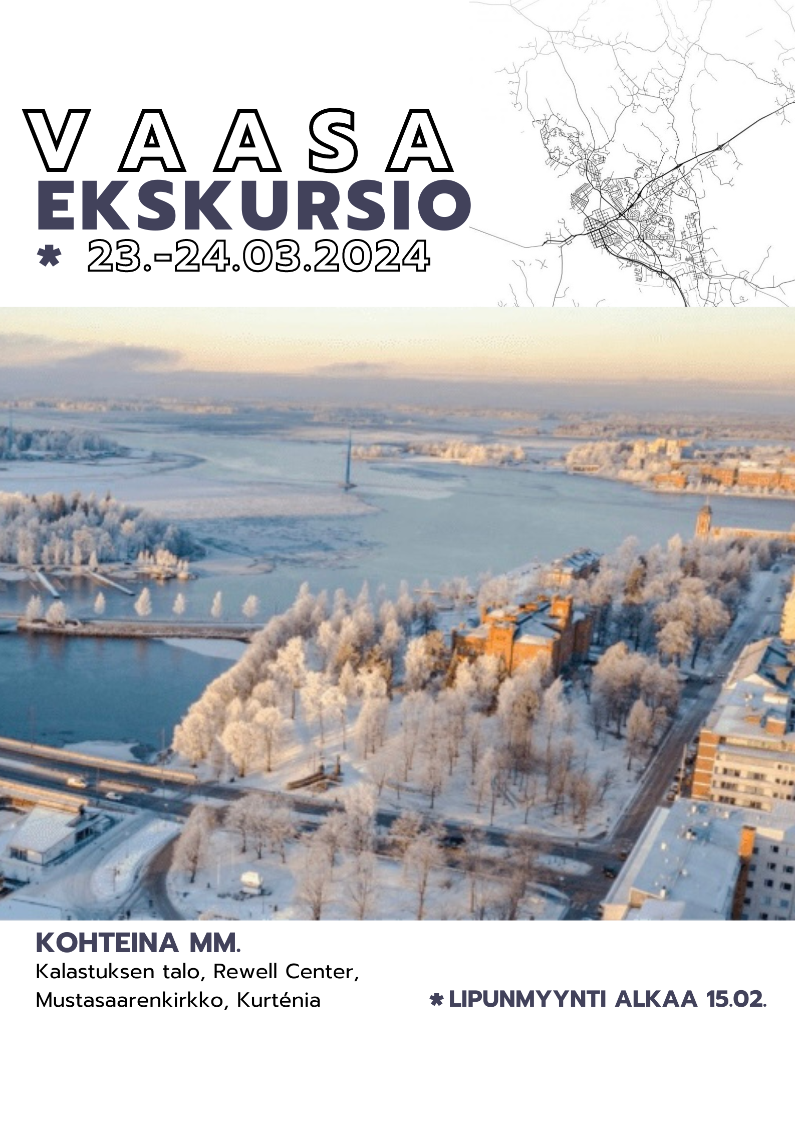 Rakennusarkkitehtikillan excursio Vaasaan
