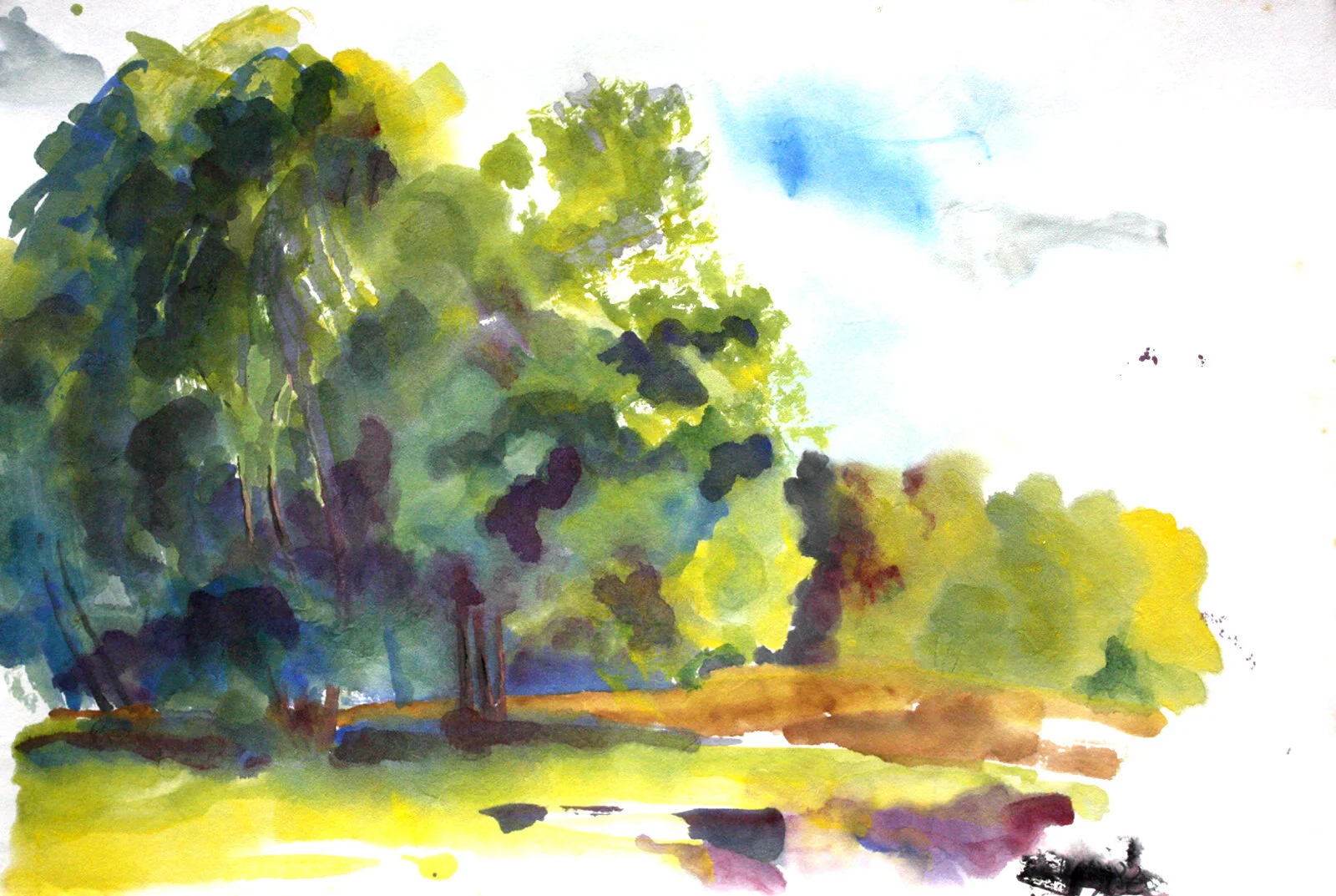 Aquarelle Landschaften I Roland Hohlbaum