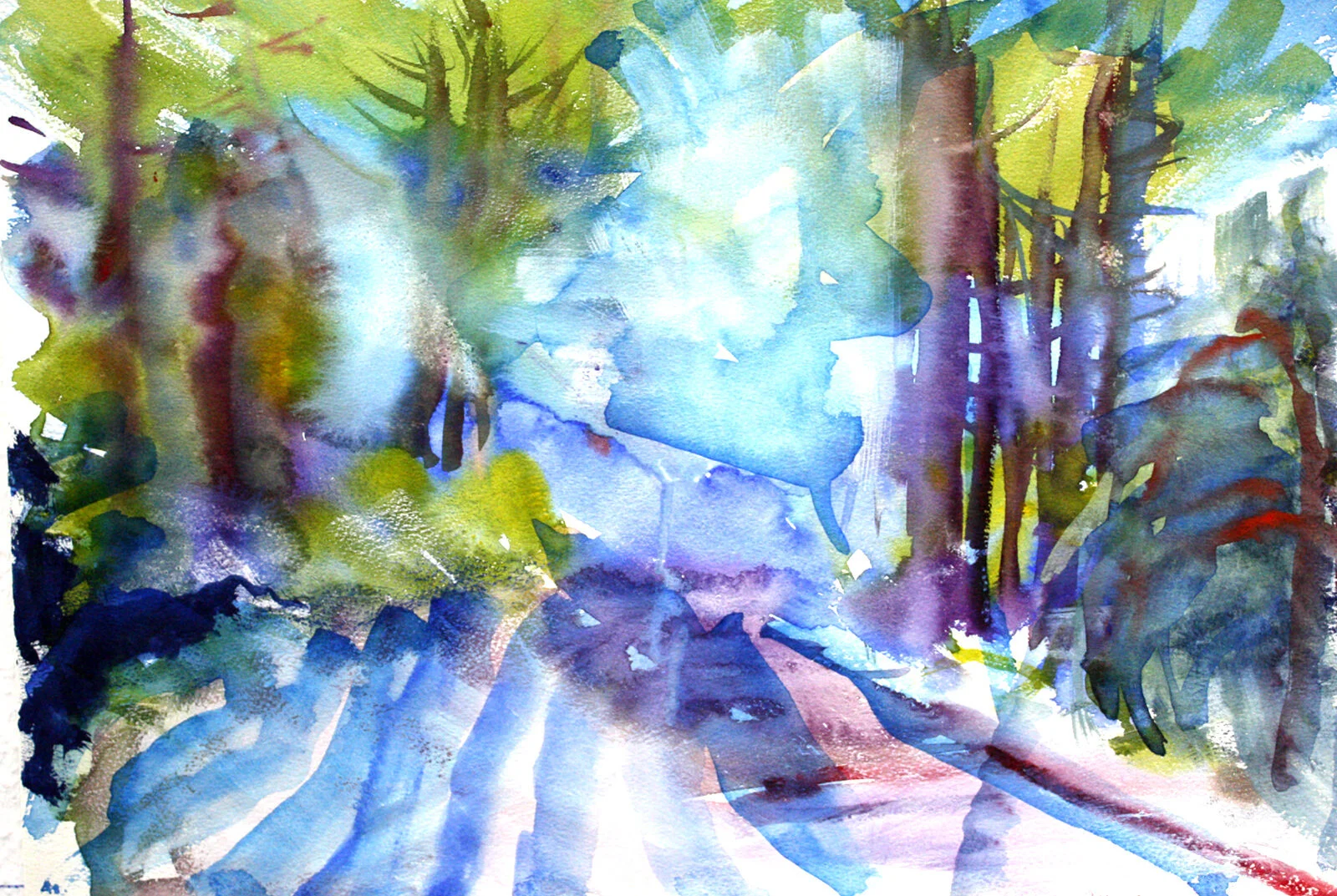 Aquarelle Landschaften Roland Hohlbaum