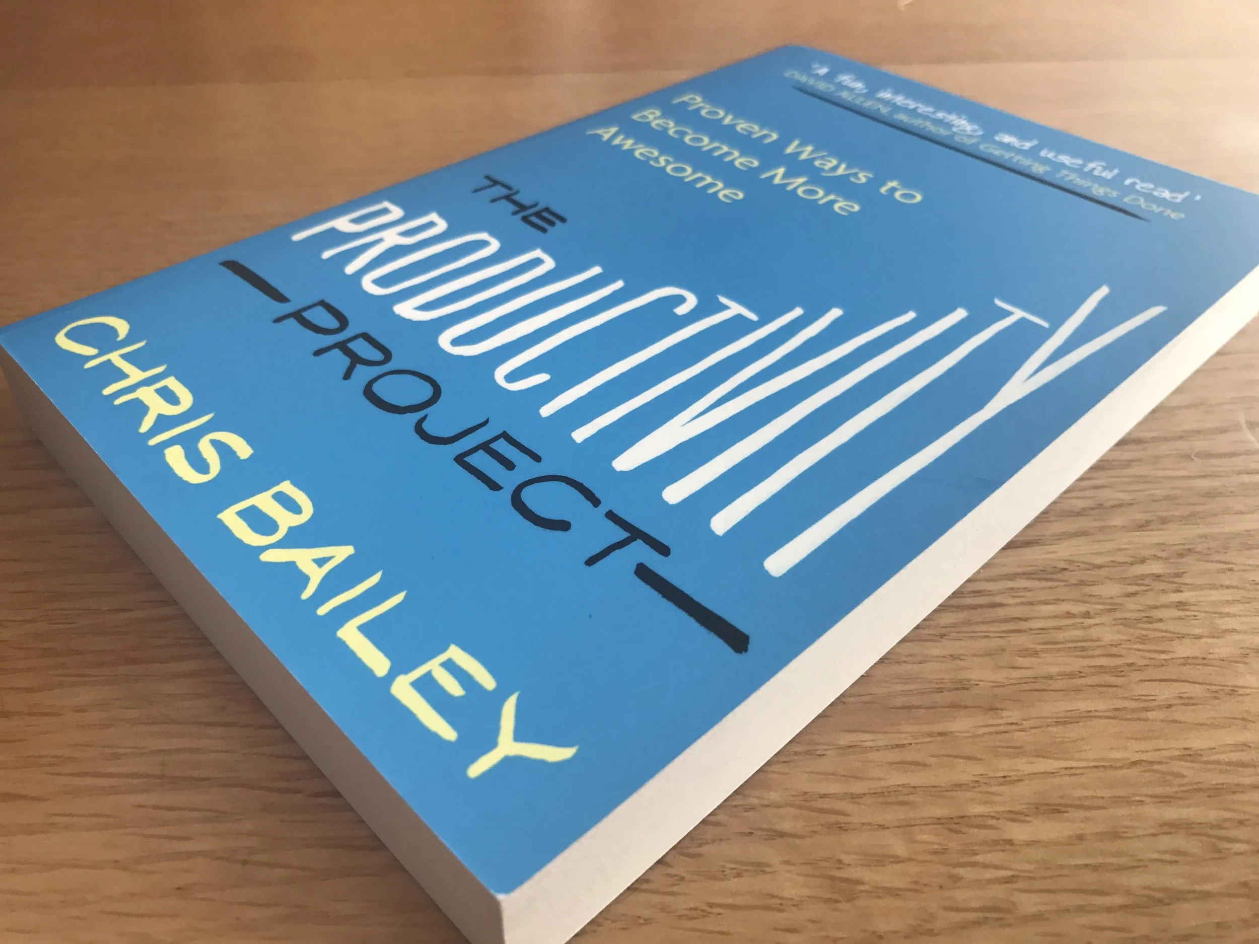 The Productivity Project by Chris Bailey