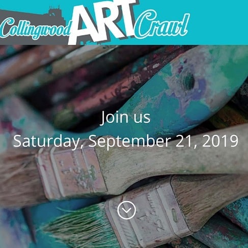 Come up and see the gang at The Tremont Studios!  Tomorrow 5-9! Collingwoodartcrawl.com #collingwoodartist #collingwoodartcrawl #creativesimcoestreet #tremontstudios