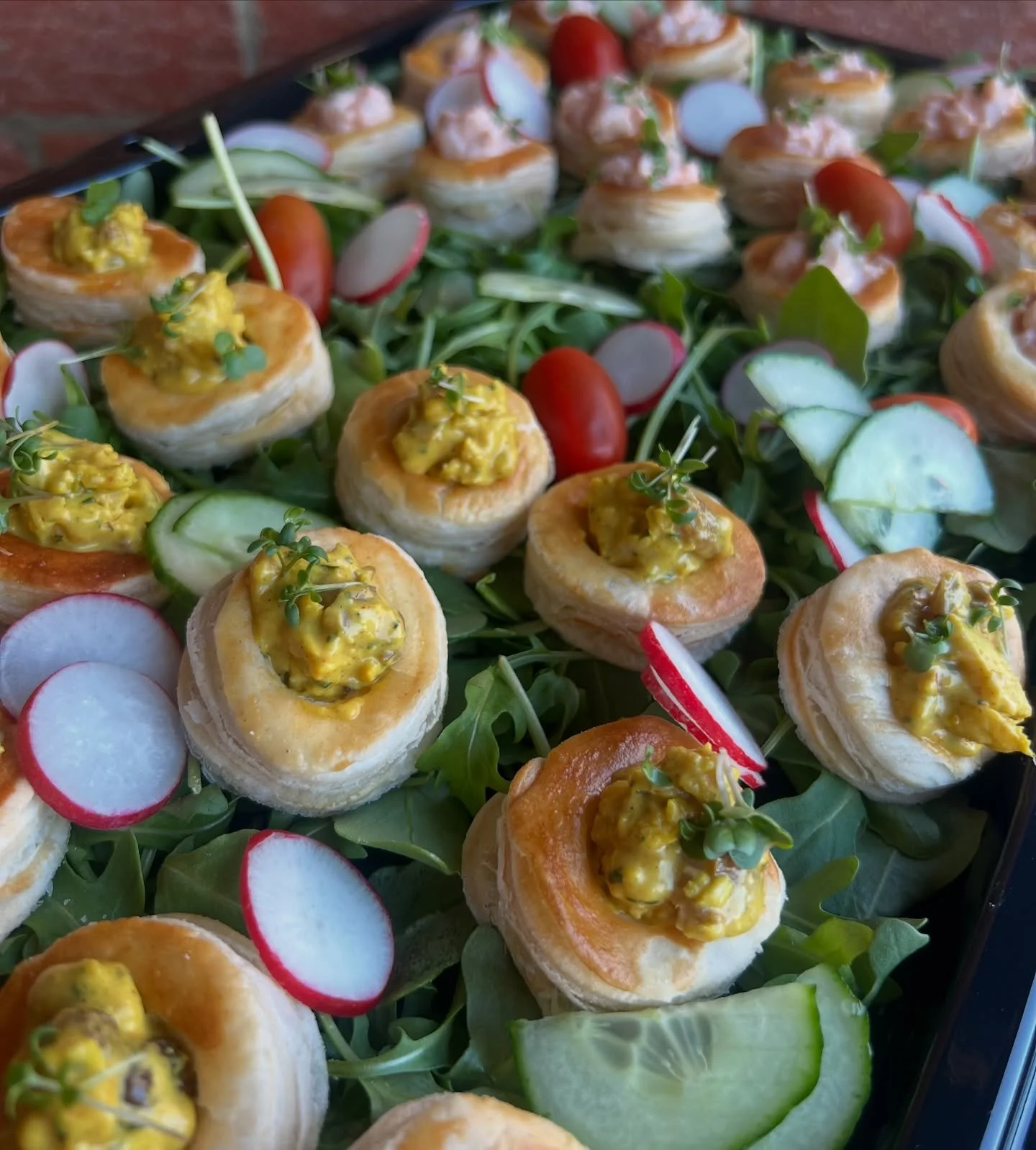 We&rsquo;ve been taking it back to the 80s with this weeks wakes with some retro vol-au-vents, coronation chicken and prawn in a Marie Rose sauce 🦐 

Remember, if something you want isn&rsquo;t on our most popular menus, talk to us and we can make i