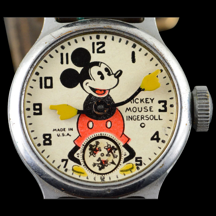 elgin mickey mouse watch