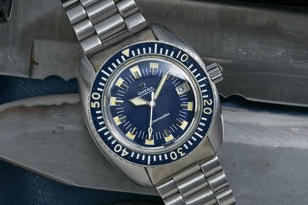 omega deep blue seamaster 120