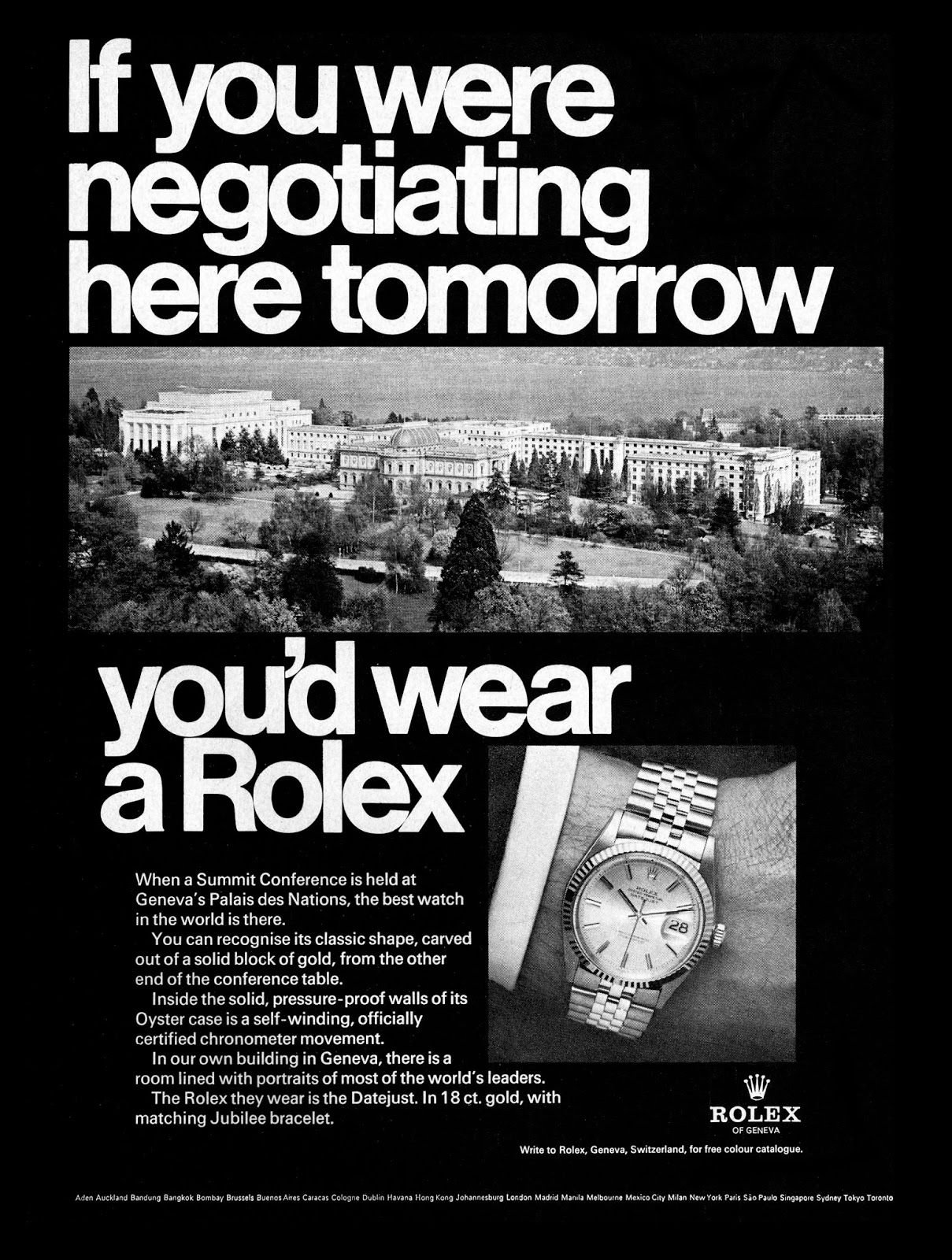 ICONIC VINTAGE ROLEX ADVERTISEMENTS - Montres Publiques - The vintage watch  magazine