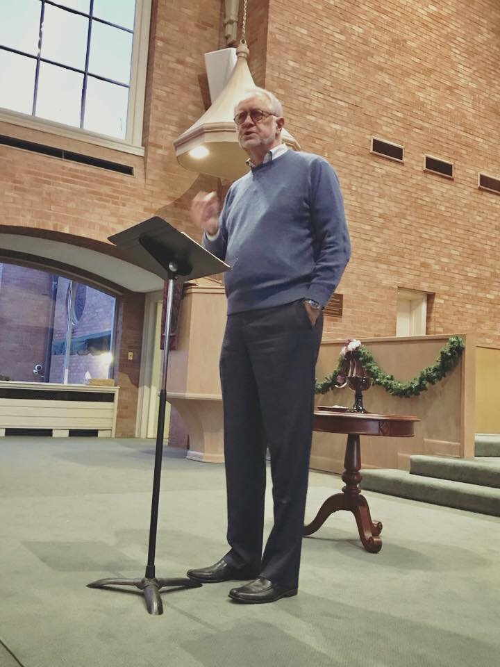 Ken Durham preaching. 