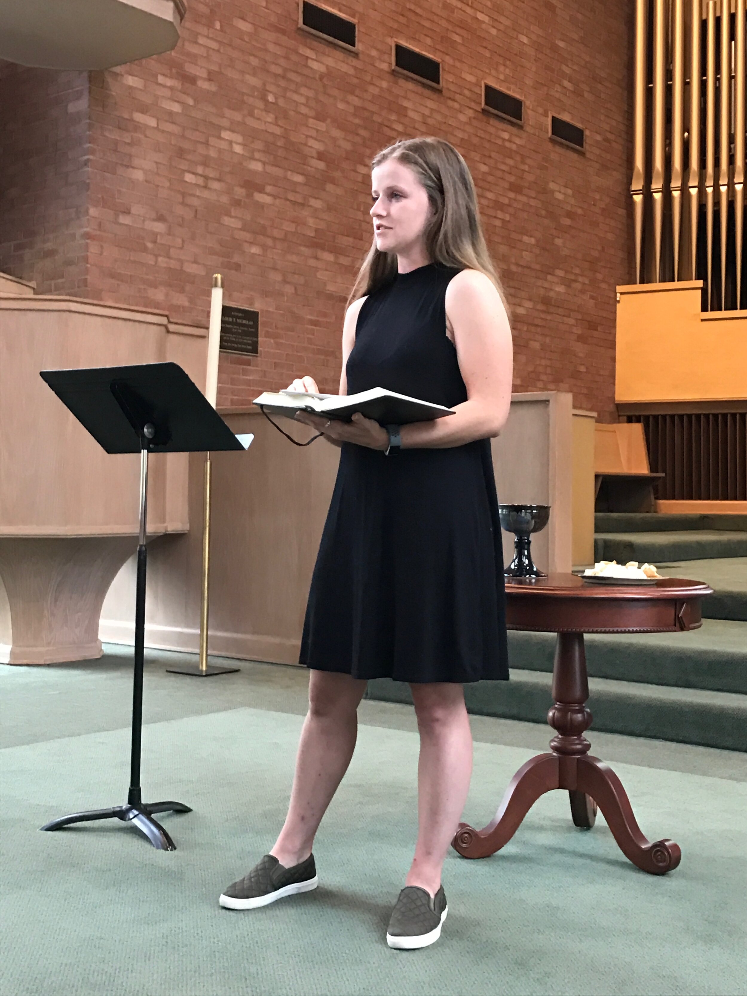  Emily Shuler Reed preaching. 