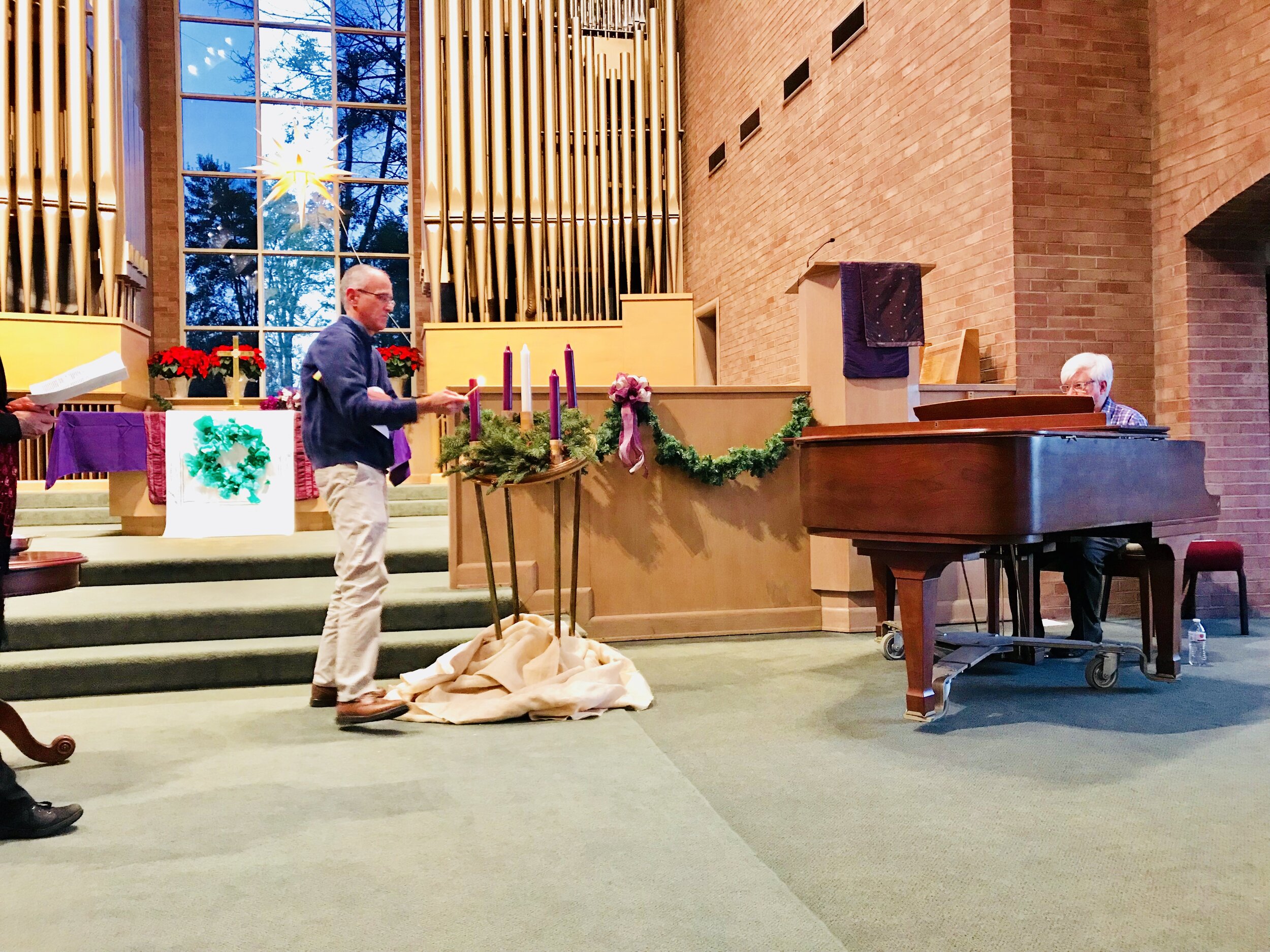  Ted Parker during Advent. 