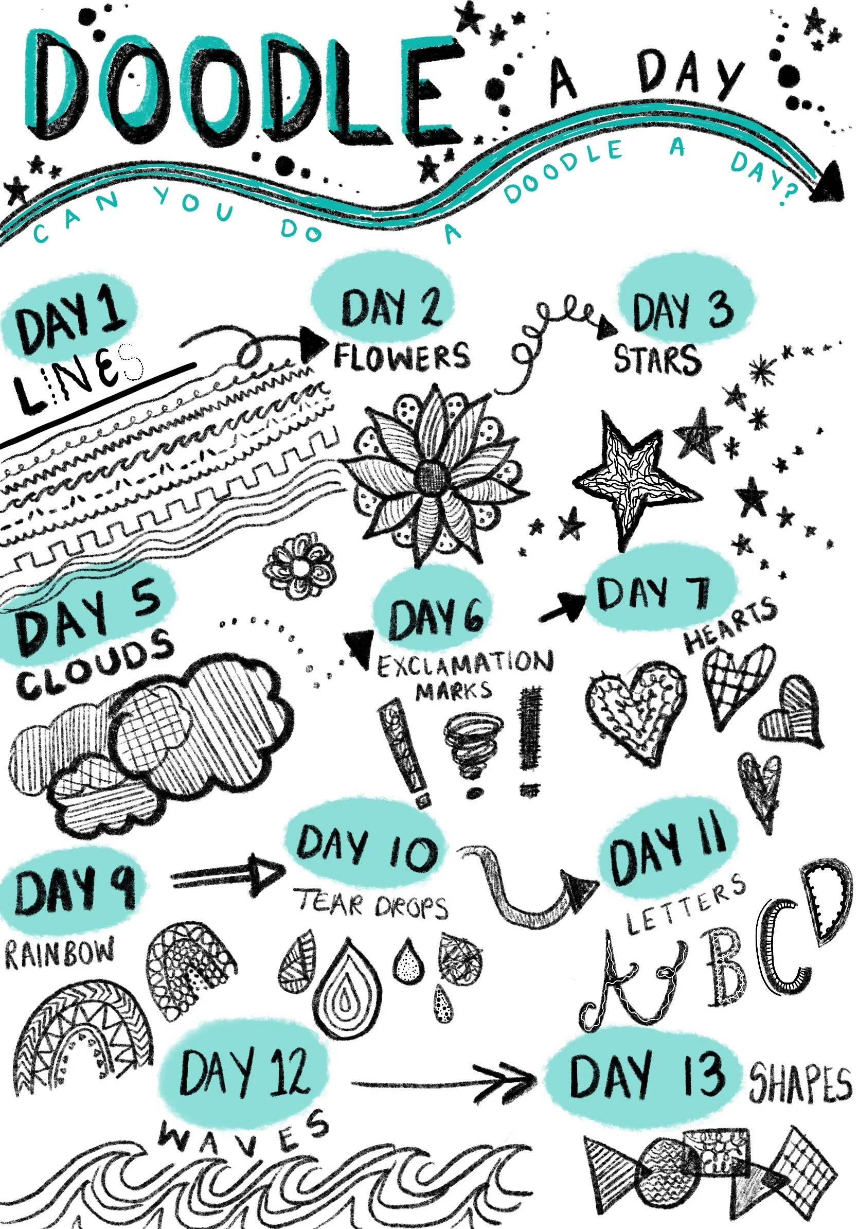 Doodle a Day Pack — Good Morning Ms Foster Ltd