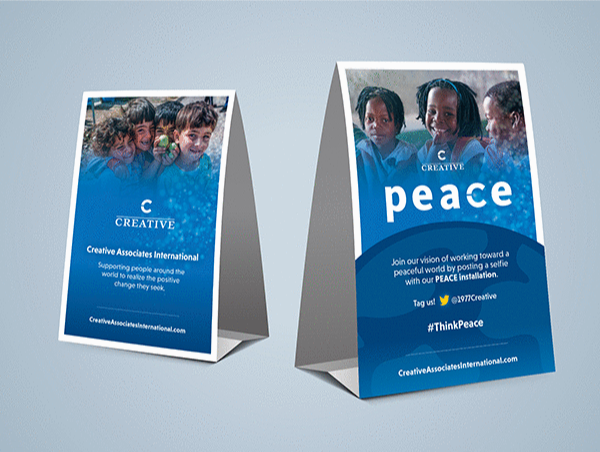Reception Table Signage
