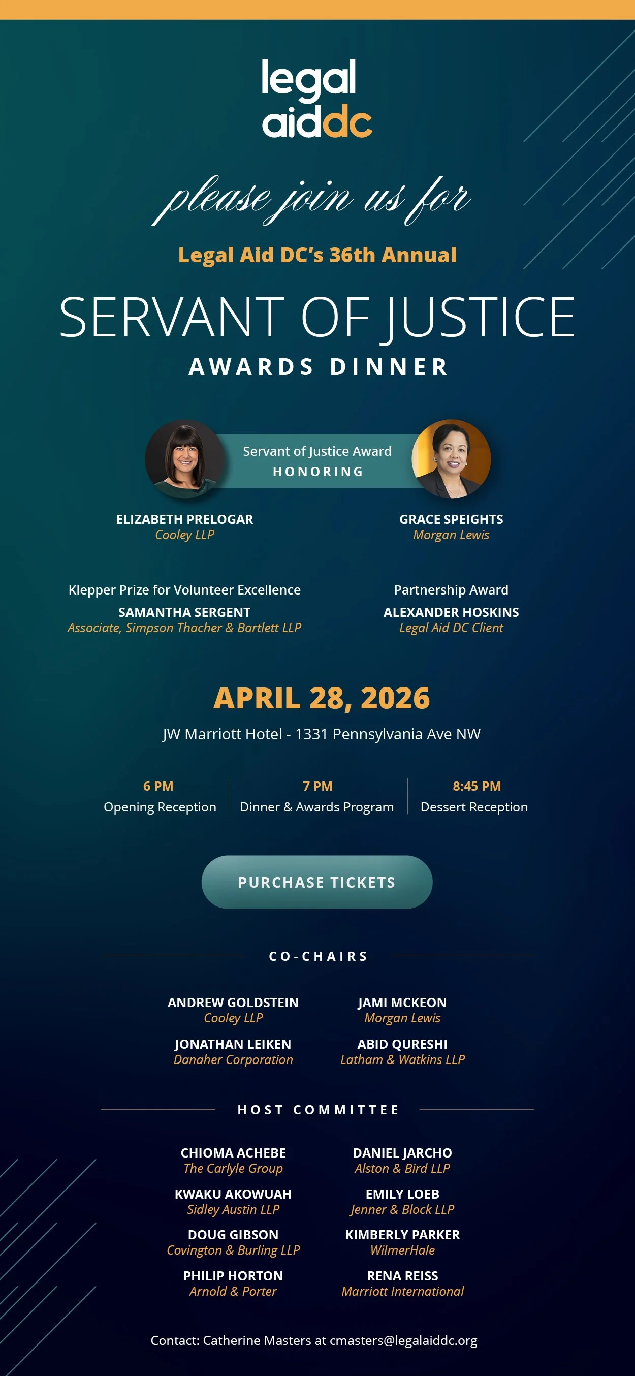 Awards Gala Email Invitation