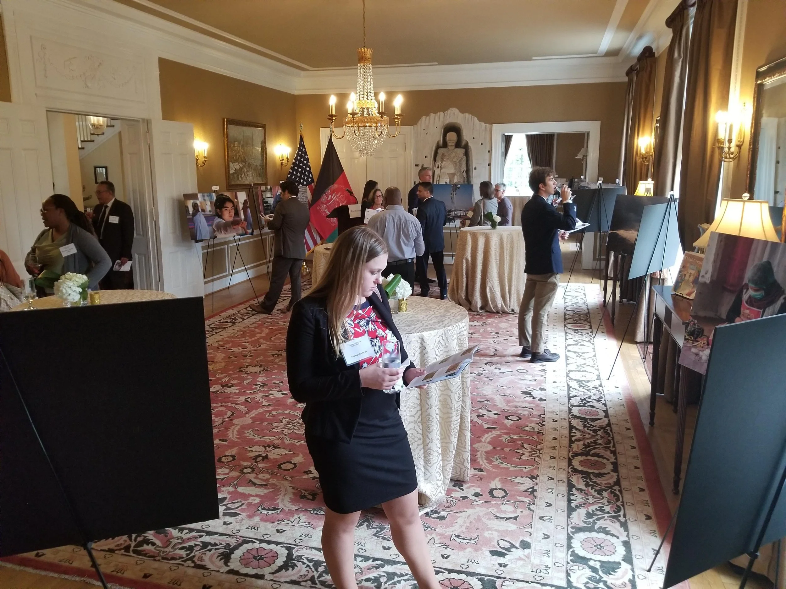 Afghan Embassy Gallery Walk (program + signage) 