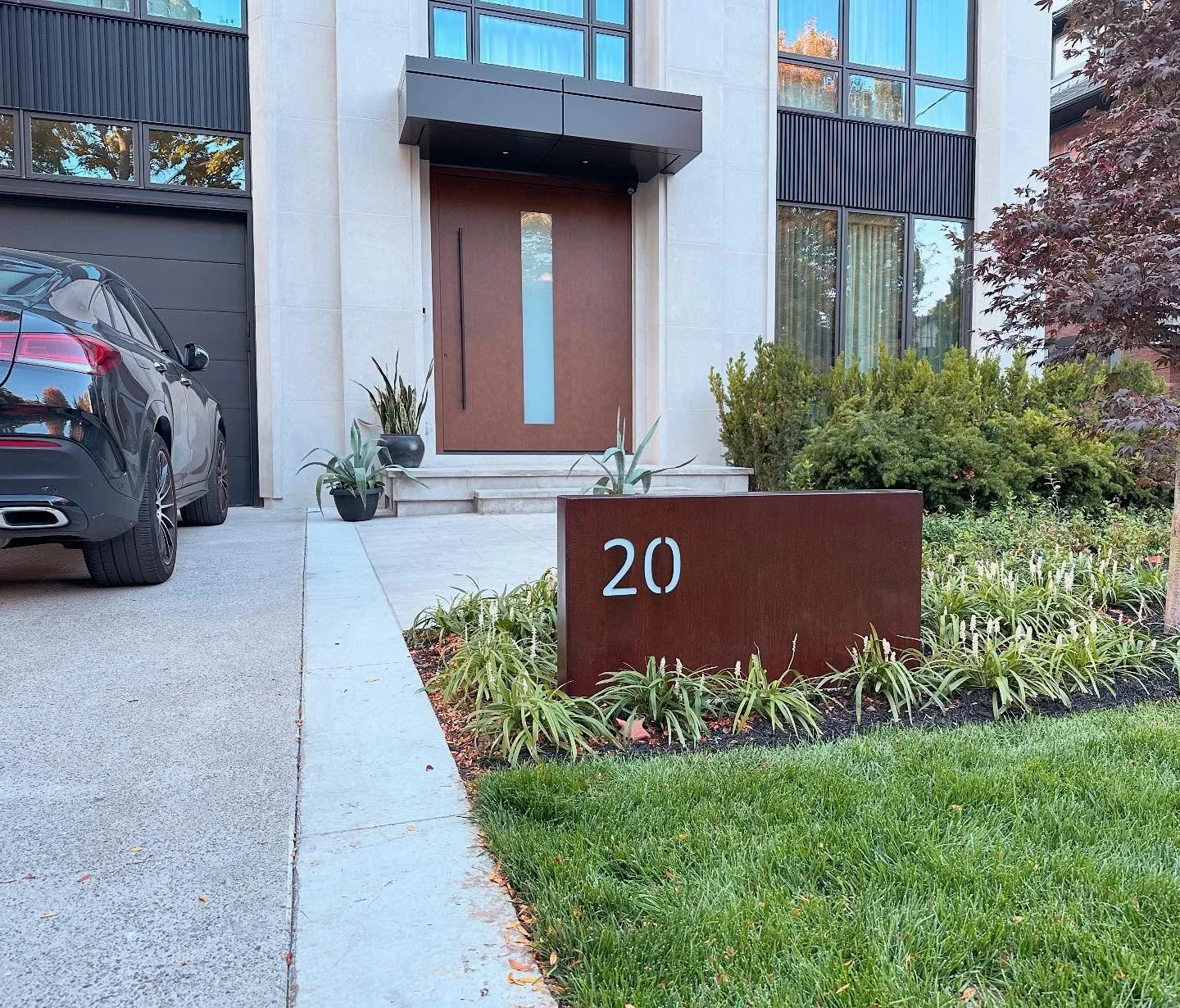 Custom Corten Address Sign: Built to Stand Out