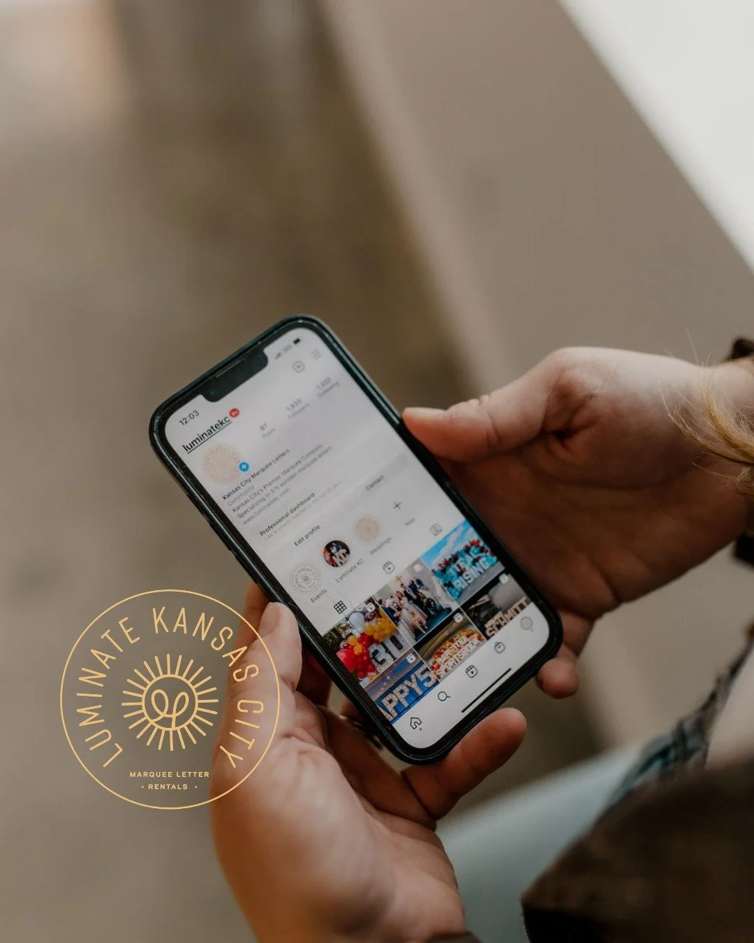 Shopping local means real people behind the business who truly care 🤍

At Luminate KC, Ellyn is always the one answering your messages, replying to emails, and working behind the scenes to make your event everything you dreamed it would be.

Your su