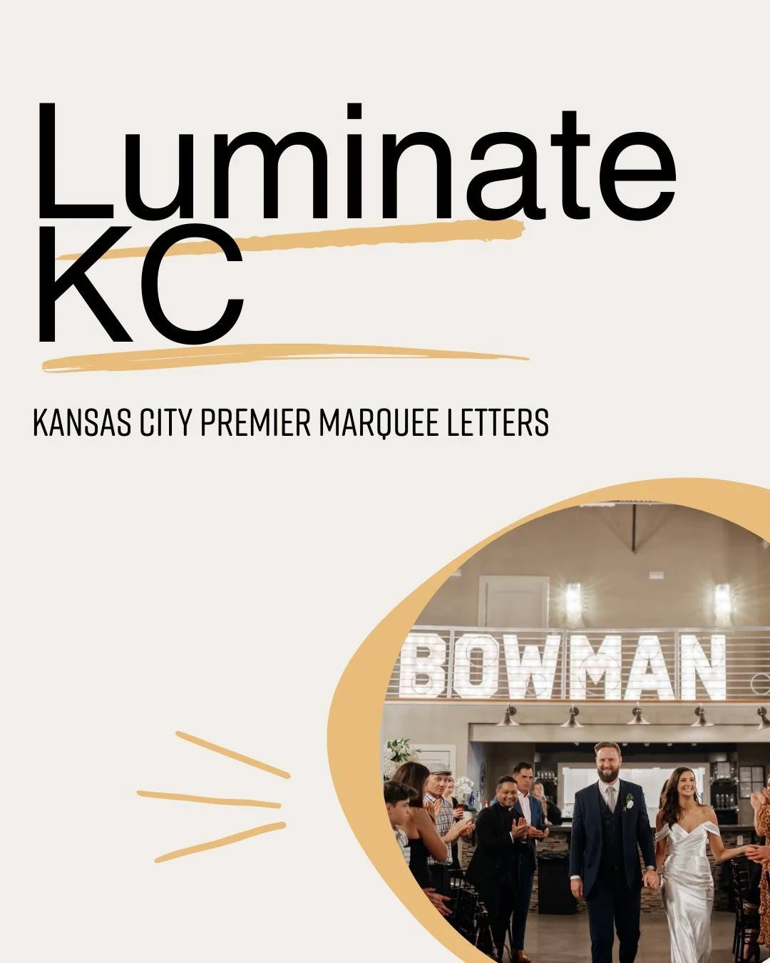 Summer wedding dates are filling fast ✨

Secure your marquee moments with Luminate KC and let your celebration shine all night long.

Now booking for the 2026 season.
