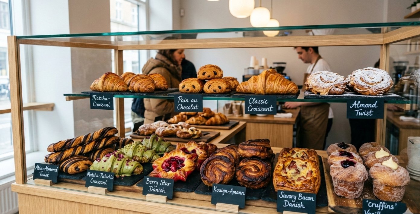 Laminated Pastries Display (Copy)