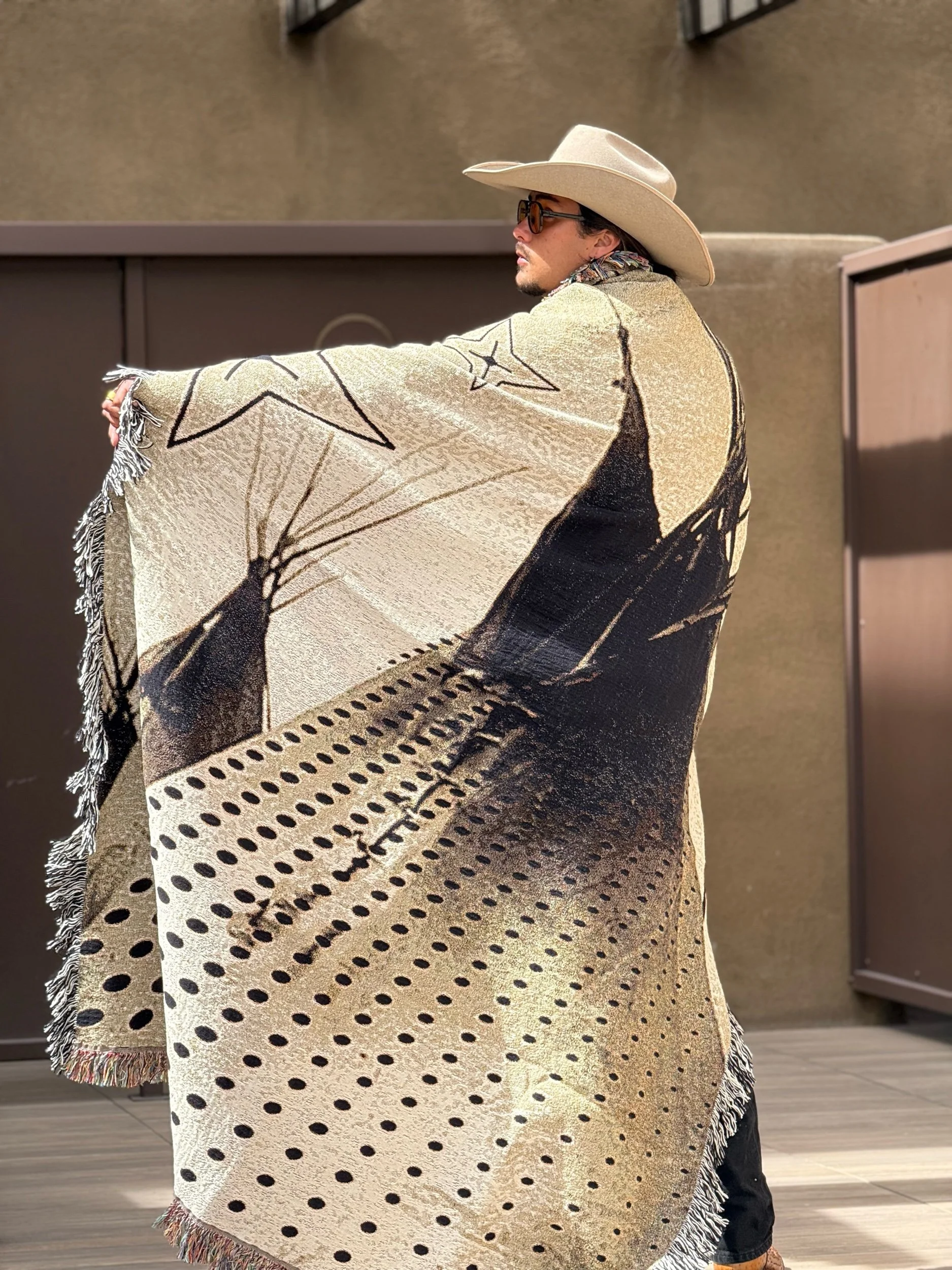 Woven Blanket: "Tipi I"