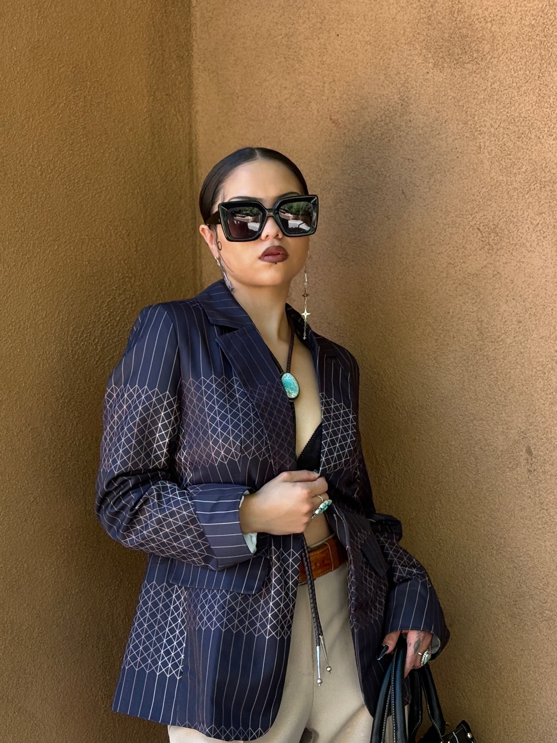 "Classic Demure" Women's Long Sleeve Blazer