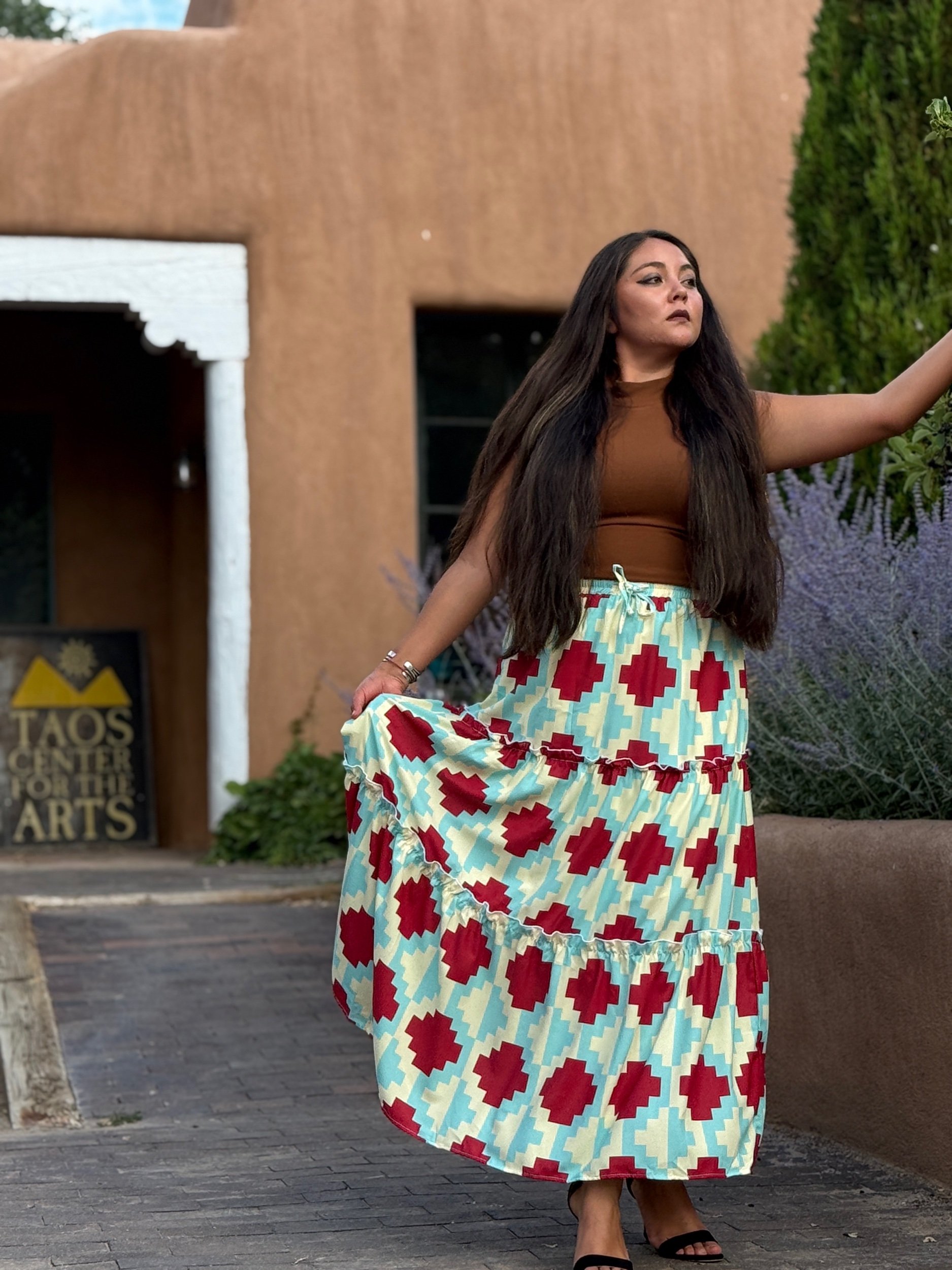 "All Directions" Maxi Skirt