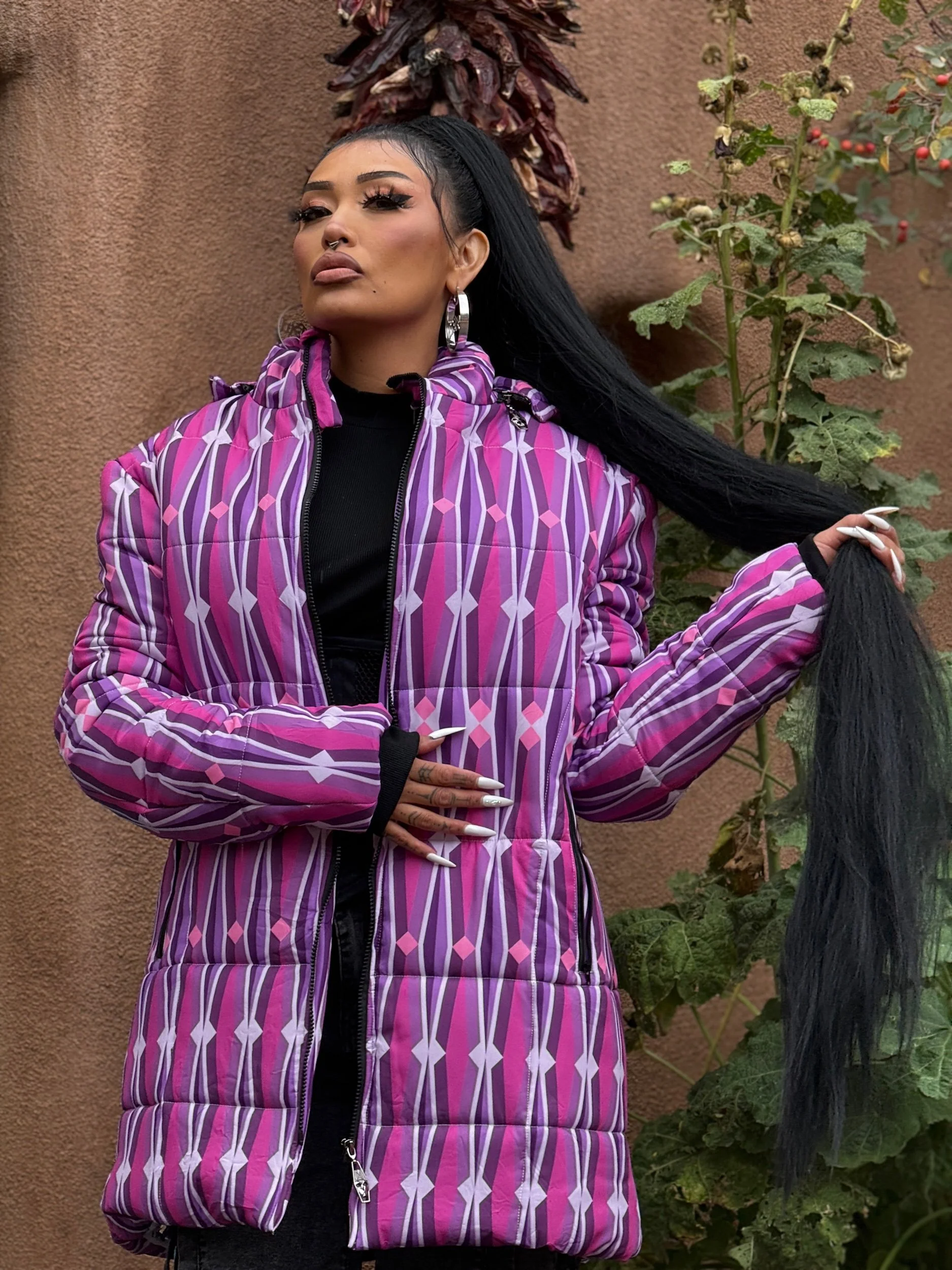 Purple Rain II, Puffer Jacket (Small Print)