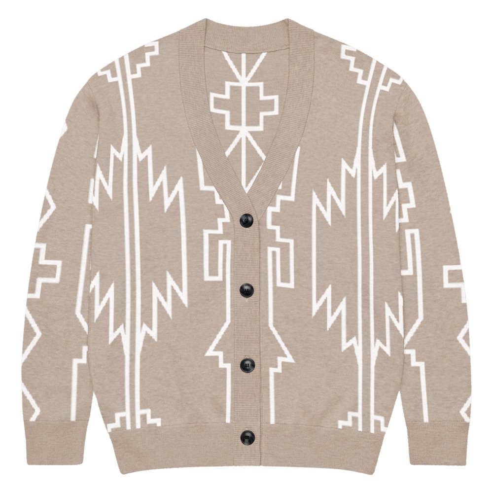New Horizon Knitted Cardigan Tan