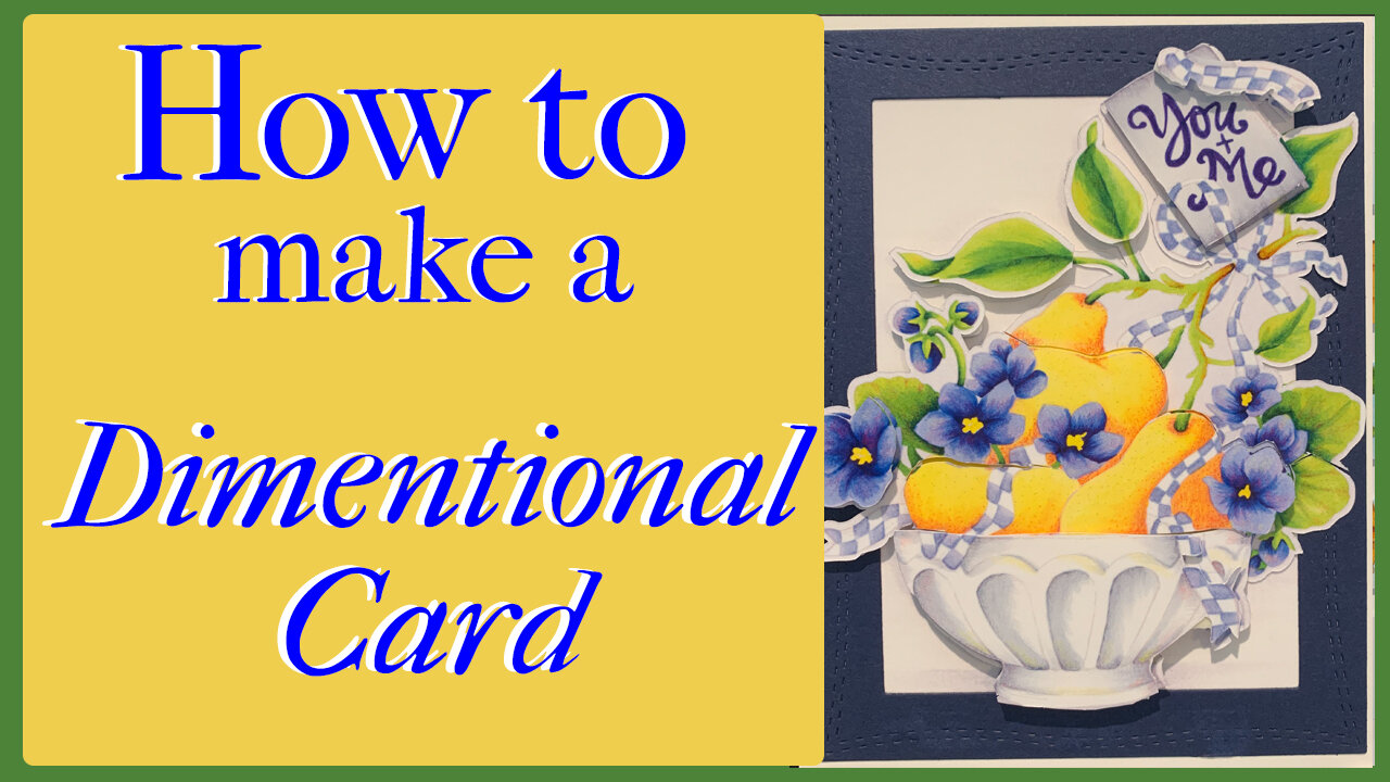 How to make a dimensional card