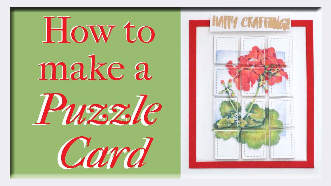 How to make a puzzle card