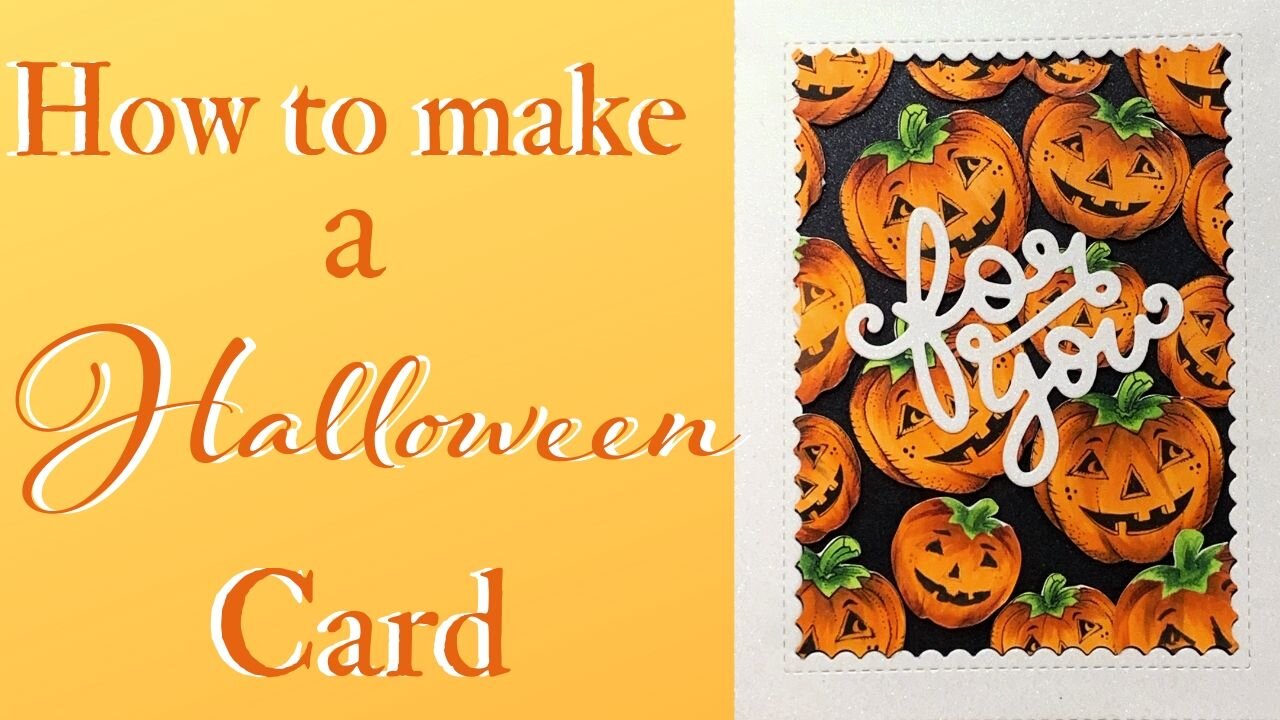 How to make a Halloween card