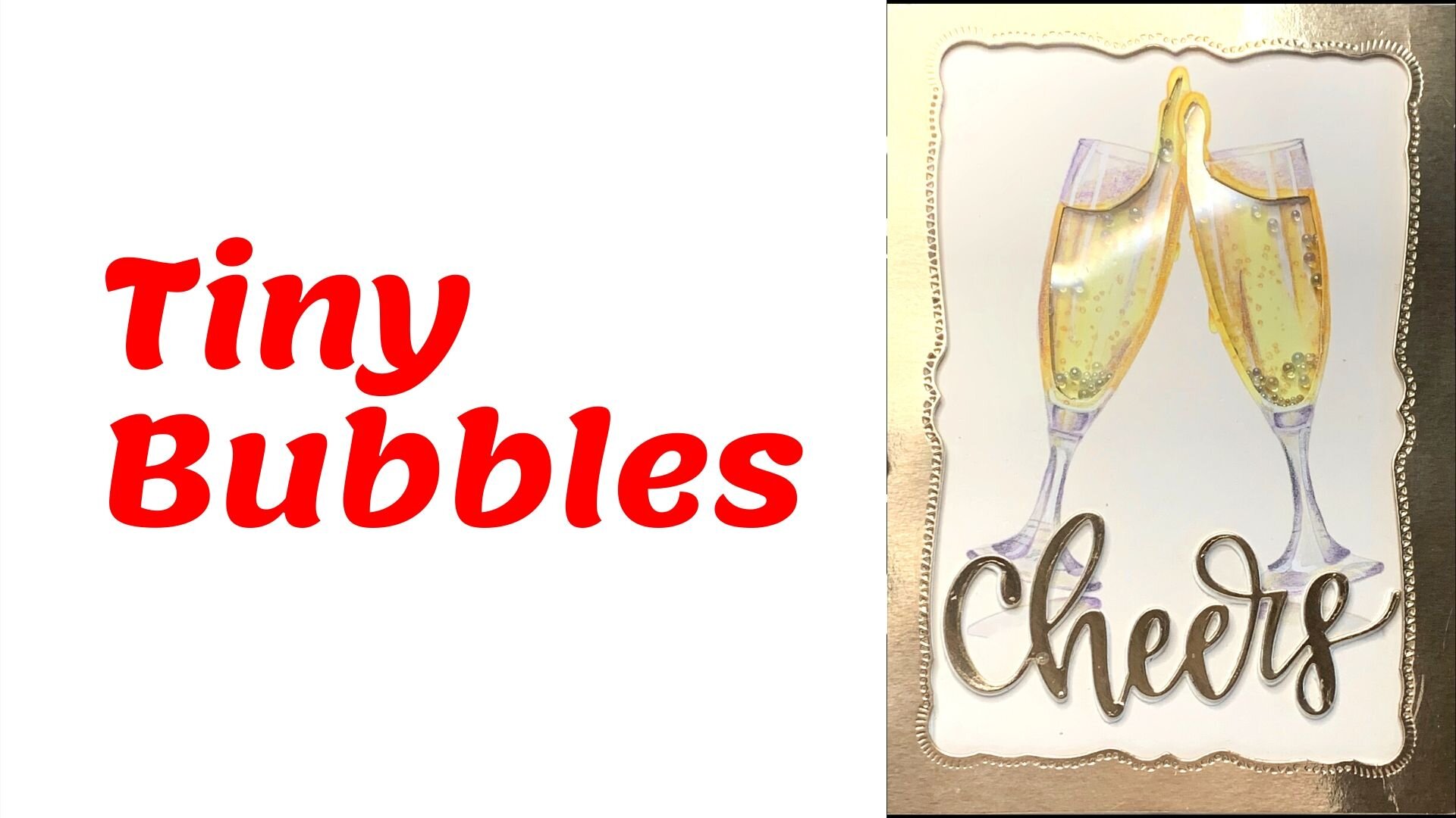 Card Making Tutorial: Tiny Bubbles
