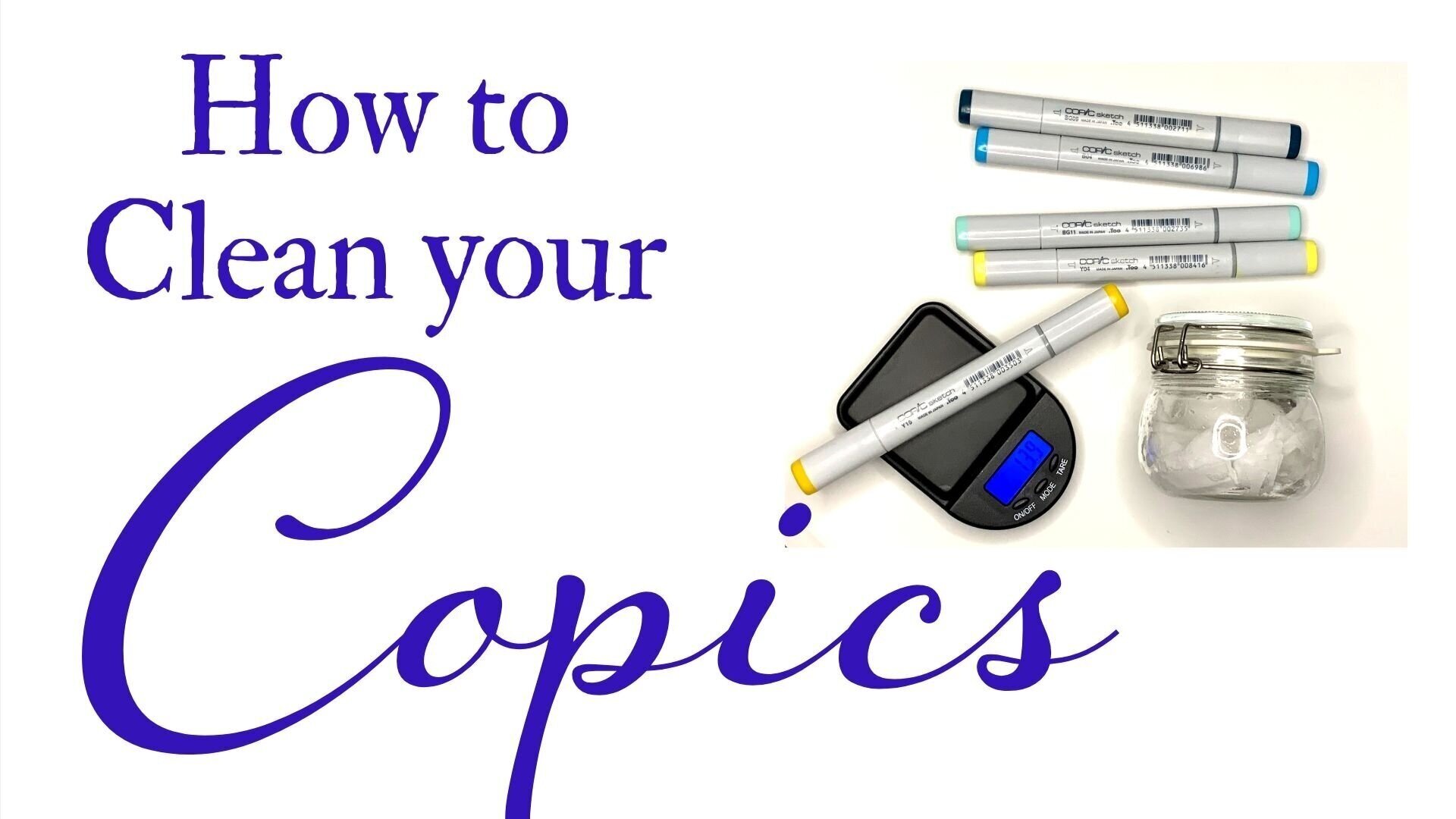 How to clean your Copics
