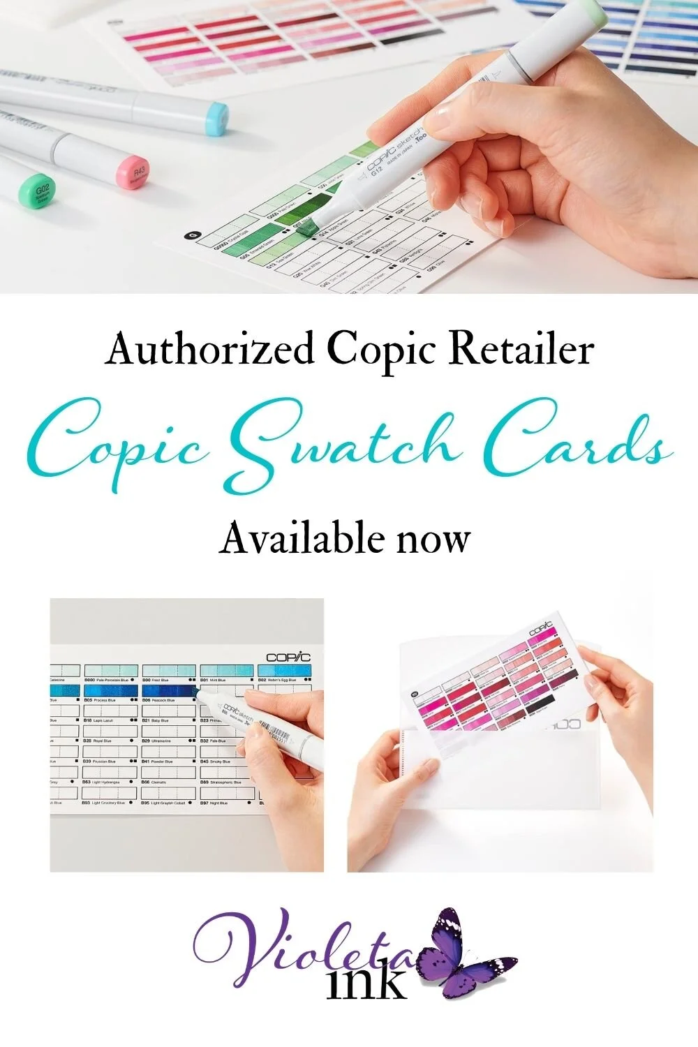 Copic Swatch Cards — Violeta Ink