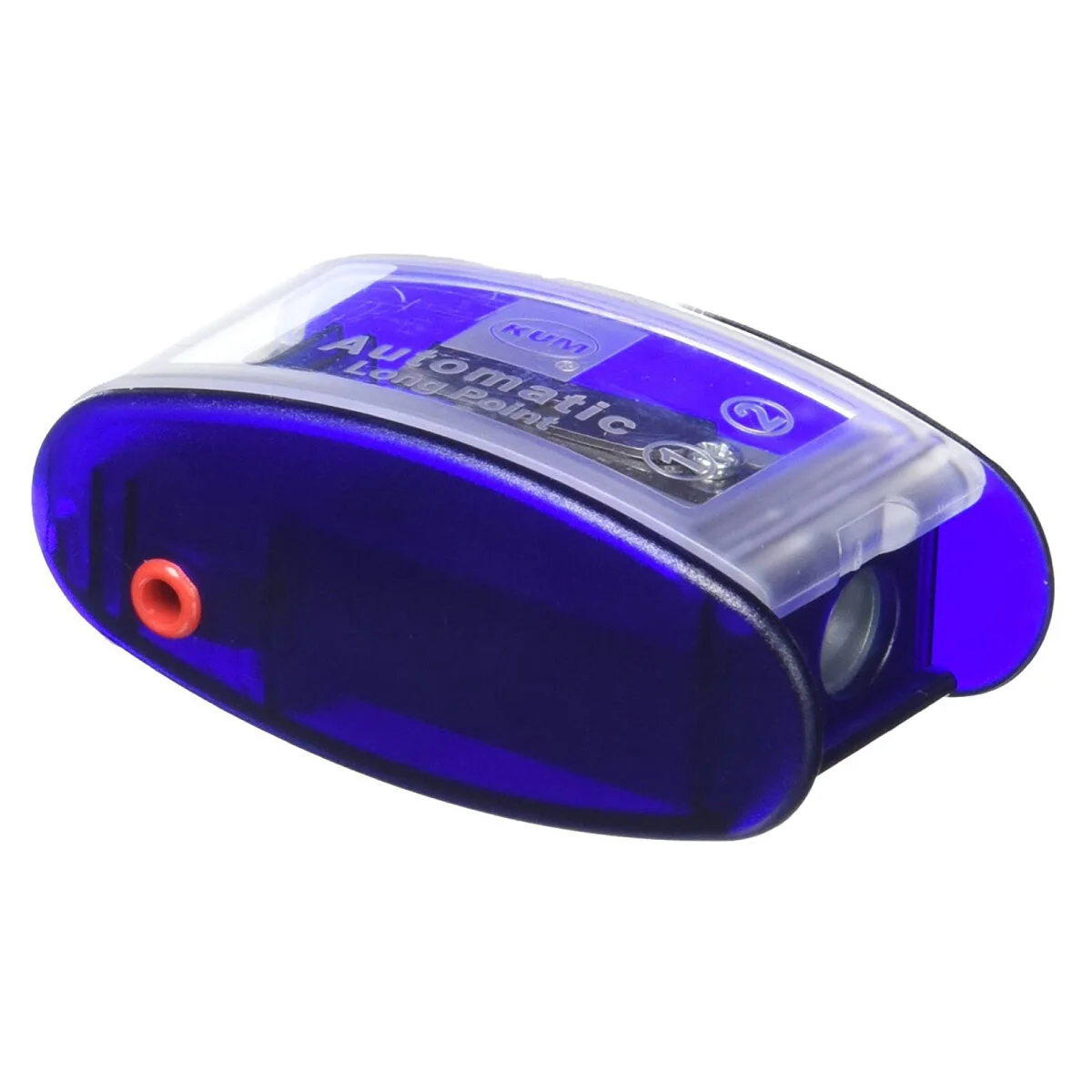 BLUE KUM Long Point Pencil Sharpener with Lead Pointer