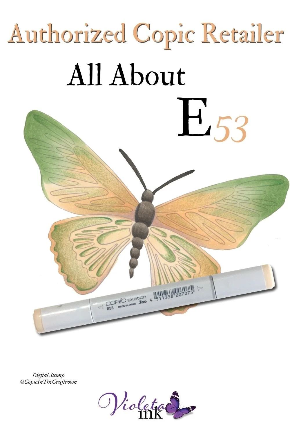 All About: Learn How to Color with Copic Marker E53 | Raw Silk