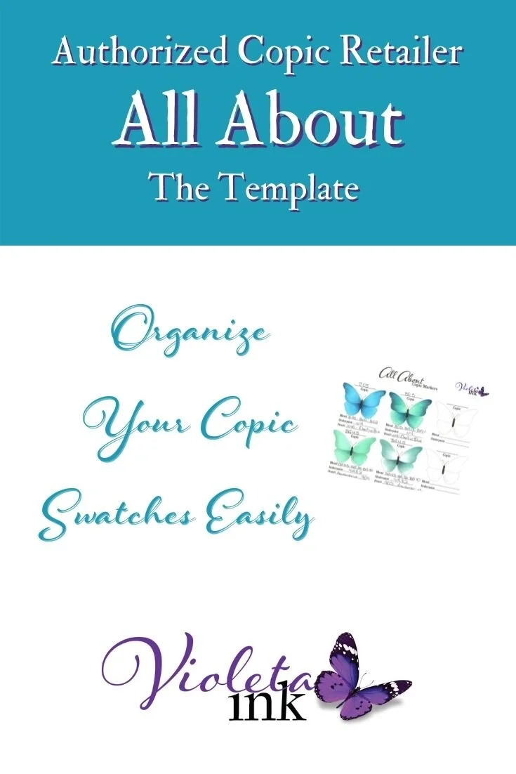 All About: Learn How to Color The Butterfly Template with Copic Markers