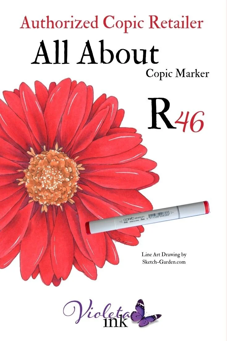 All About: Learn How to Color with Copic Marker R46 | Strong Red