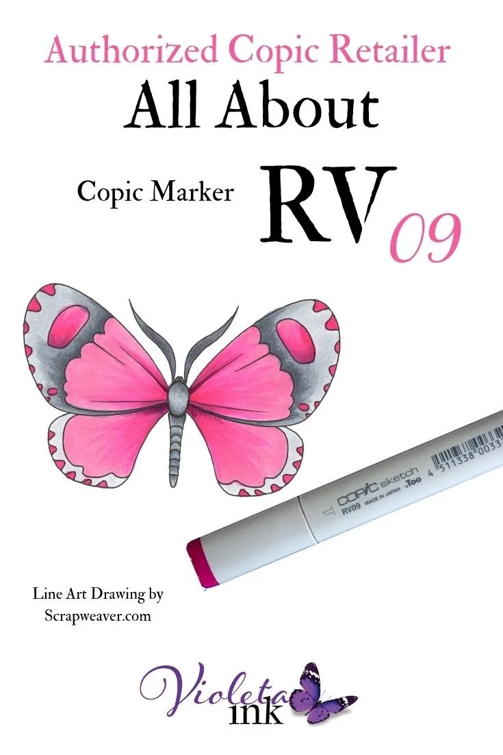 All About Copic Coloring with RV09 | Fuchsia