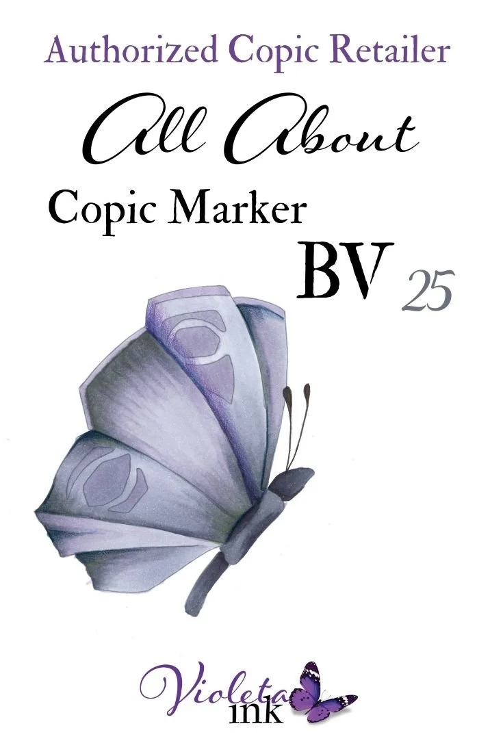 Copic Coloring with BV25 | Grayish Violet