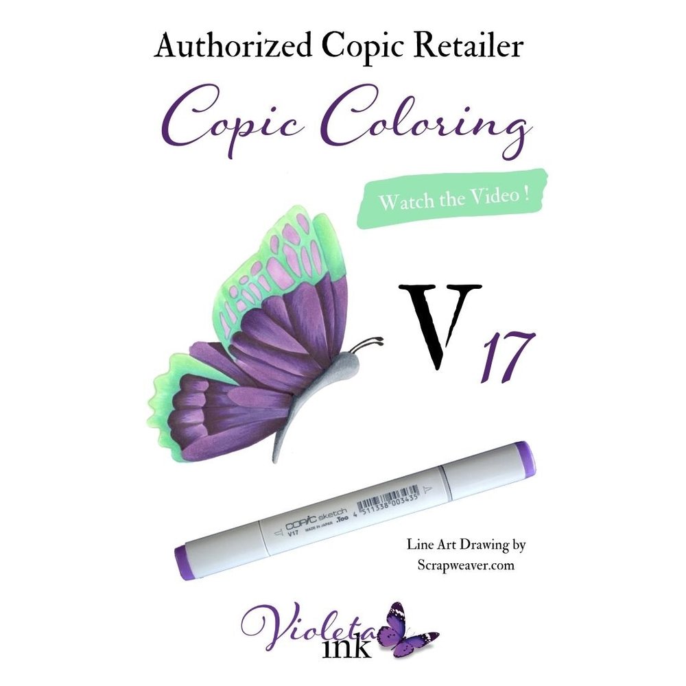 V17 - Copic Sketch Marker Amethyst — Violeta Ink