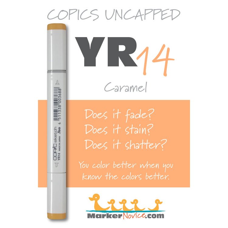 YR14 - Copic Sketch Marker Caramel — Violeta Ink